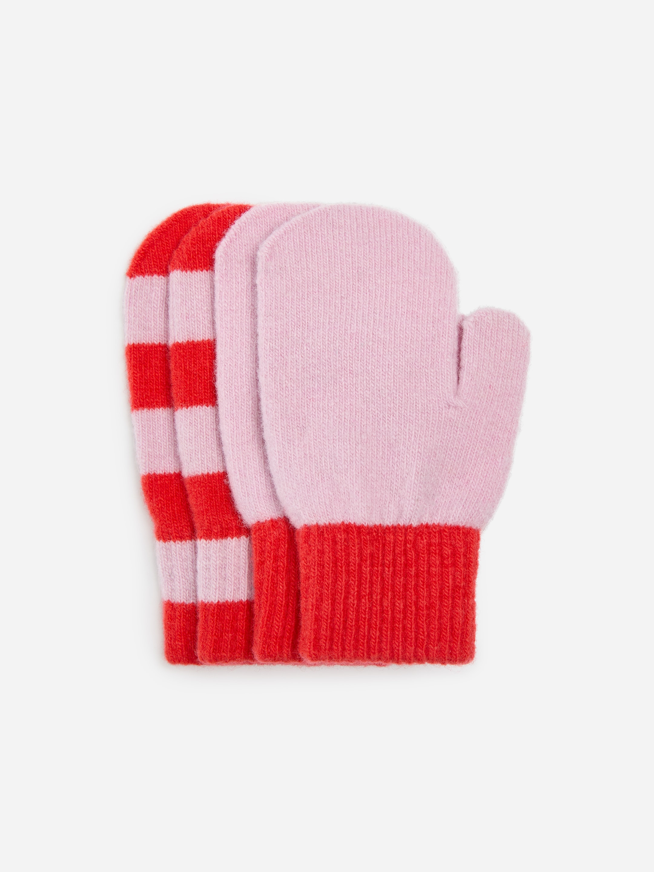Moufles en laine-Red-20625