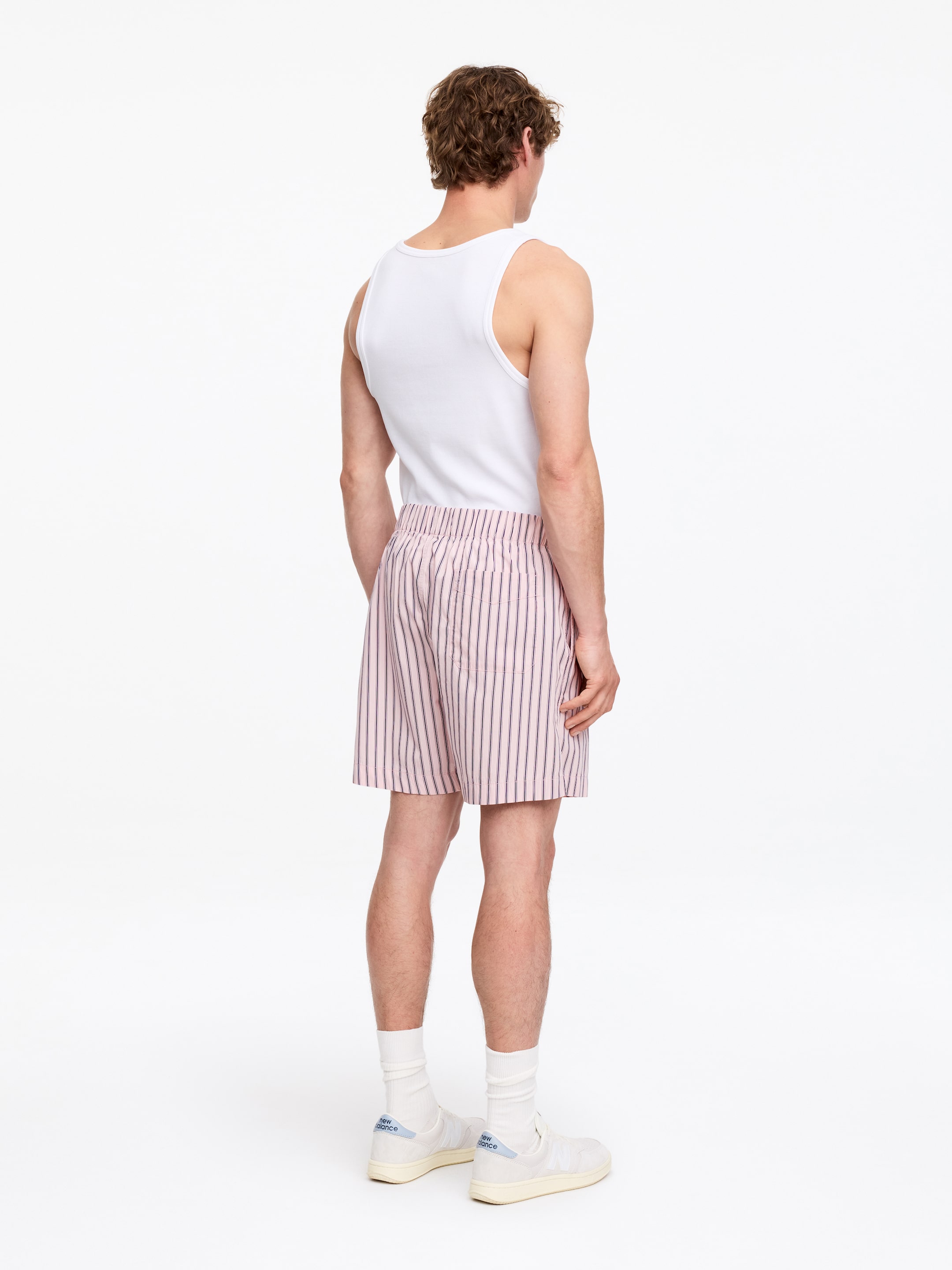 Short de pyjama - Rose/Rayures - Regular fit - Homme - StillMedia/Lookbook - 5