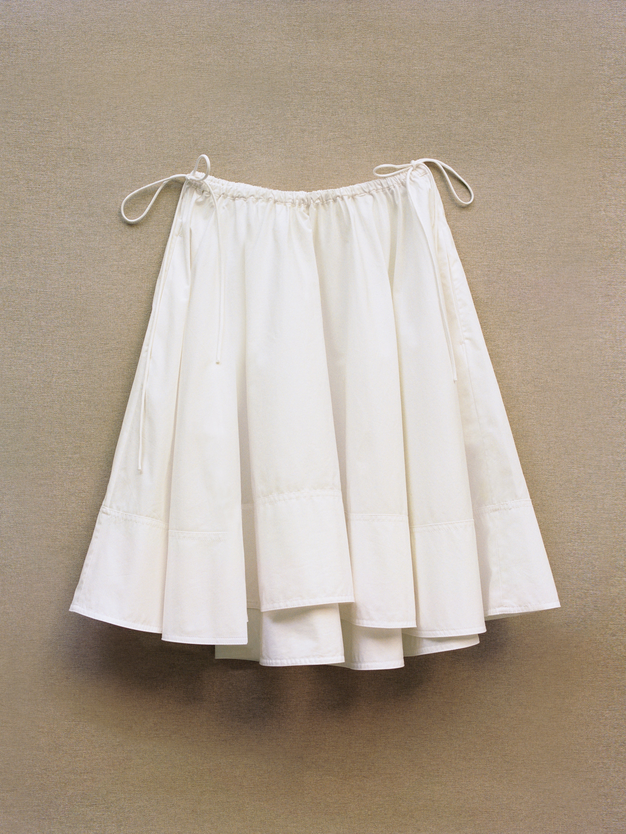 Cotton Circle Skirt - White - Regular fit - Women - StillMedia/Environmental - 1