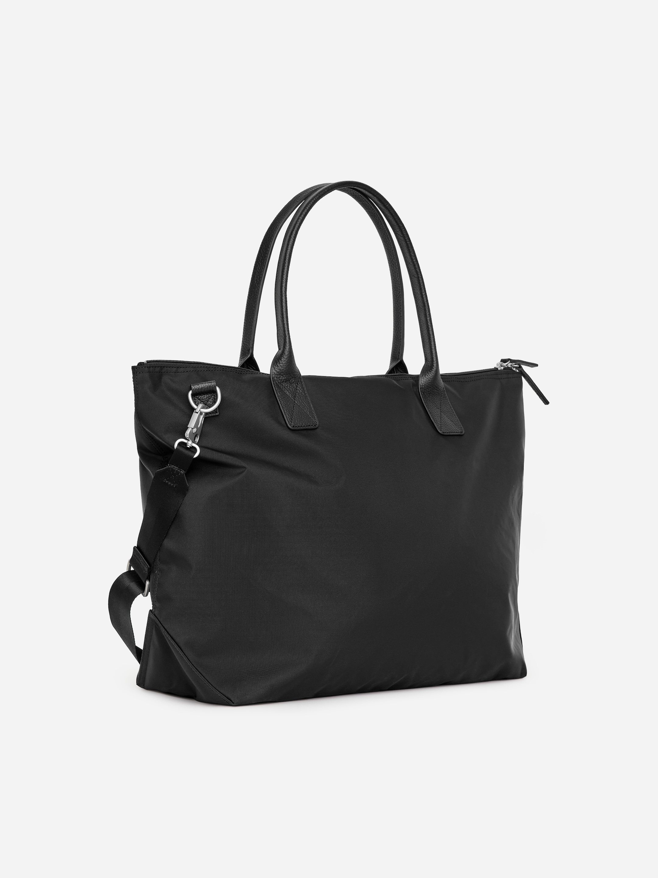 36-Hour Tote med läderdetaljer - Svart - men - StillMedia/DescriptiveStillLife - 3
