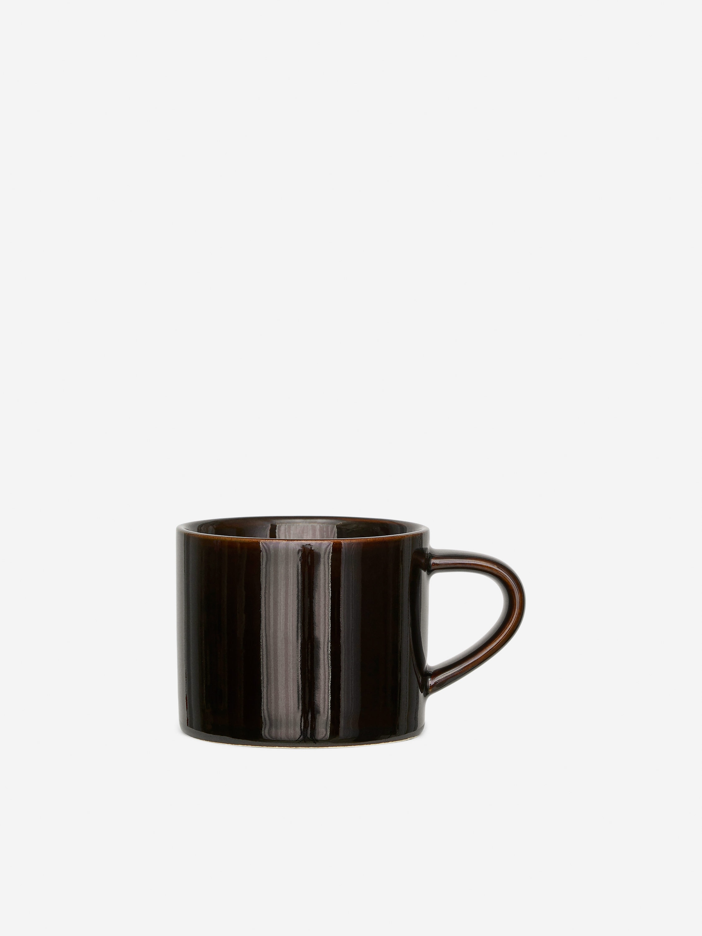 Stoneware Cup-#443B33-16310