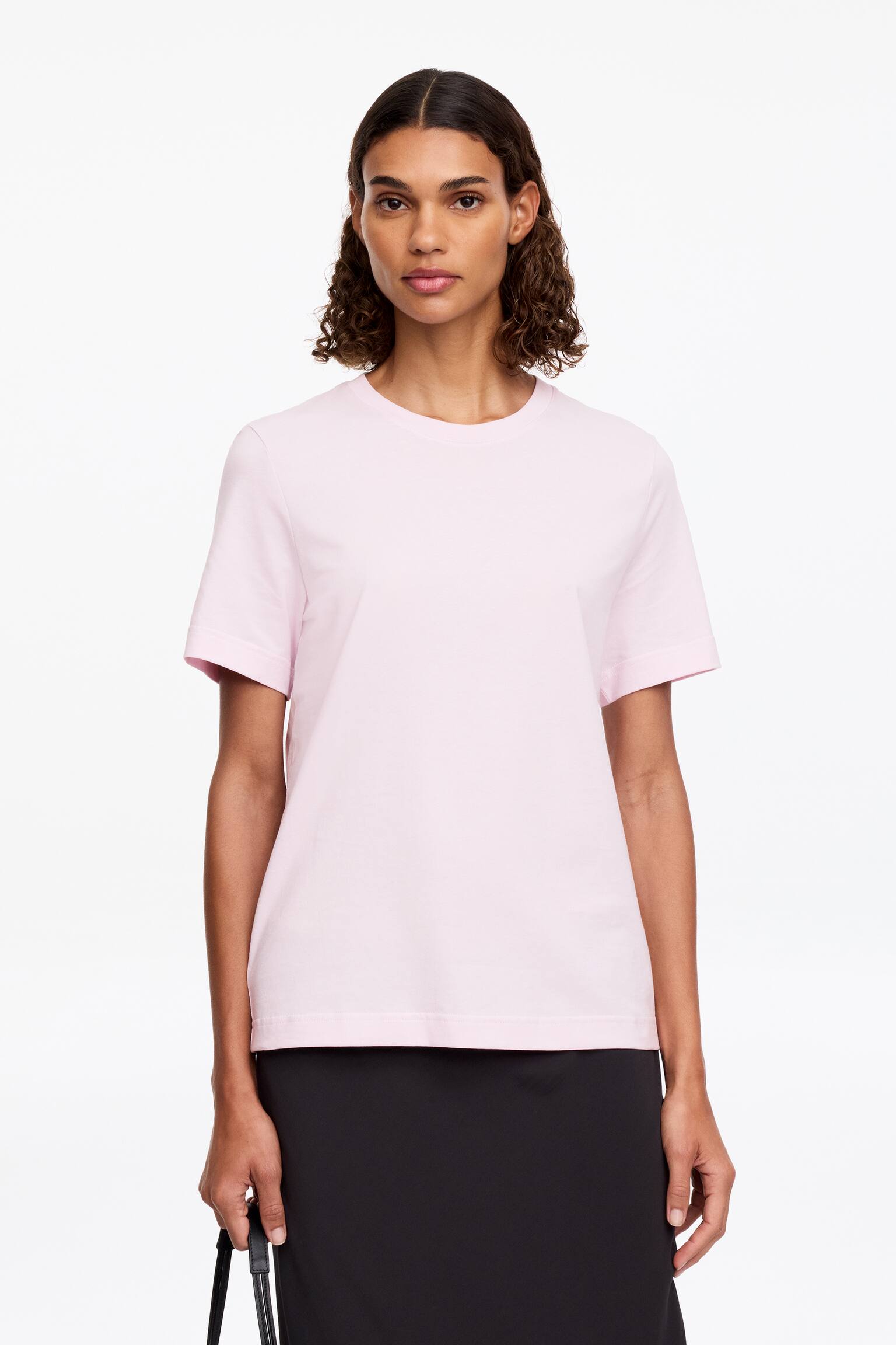 Signature-T-Shirt - Rosa/Knallblau/Weiß/Dunkelblau/Braun/Schwarz/Graumeliert/Weiß/Dunkelblau/Weiß/Schwarz/Burgunderrot/Weiß/Hellrosa/Rot/Blau/Weiß/Rosa/Lila/Rot/Weiß - 1