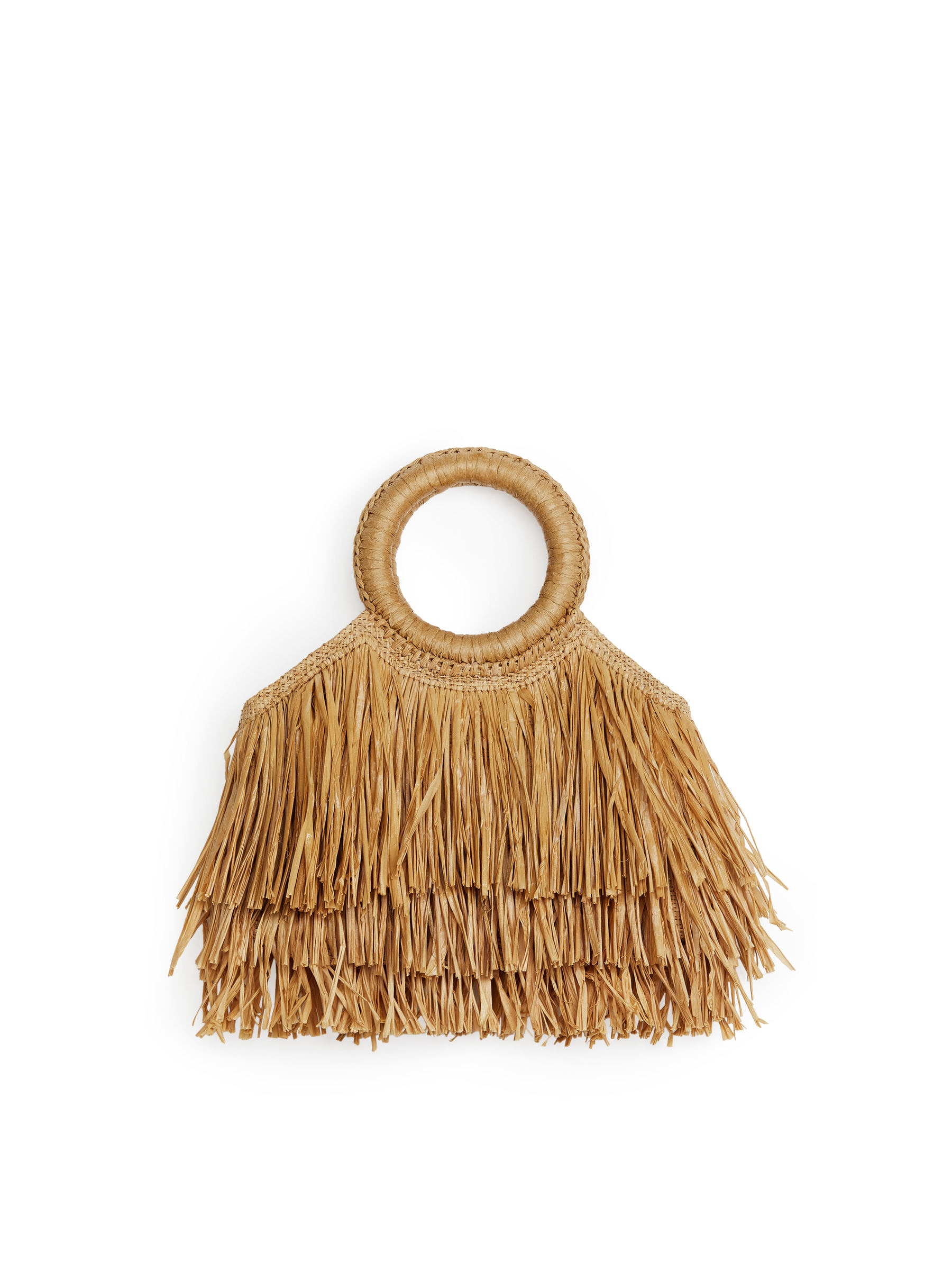 Strohtasche mit Fransen - Beige - Damen - StillMedia/DescriptiveStillLife - 4