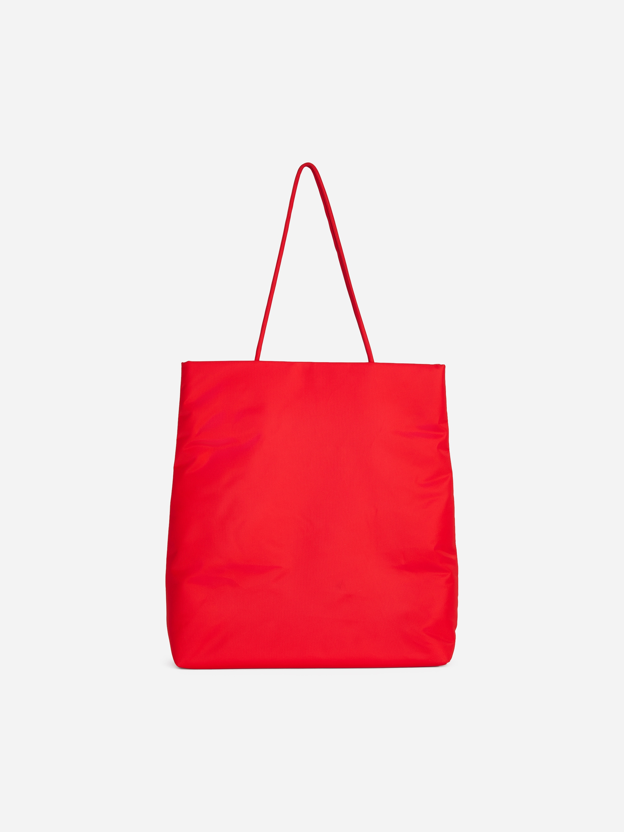 Nylon Tote Bag-Red-20335