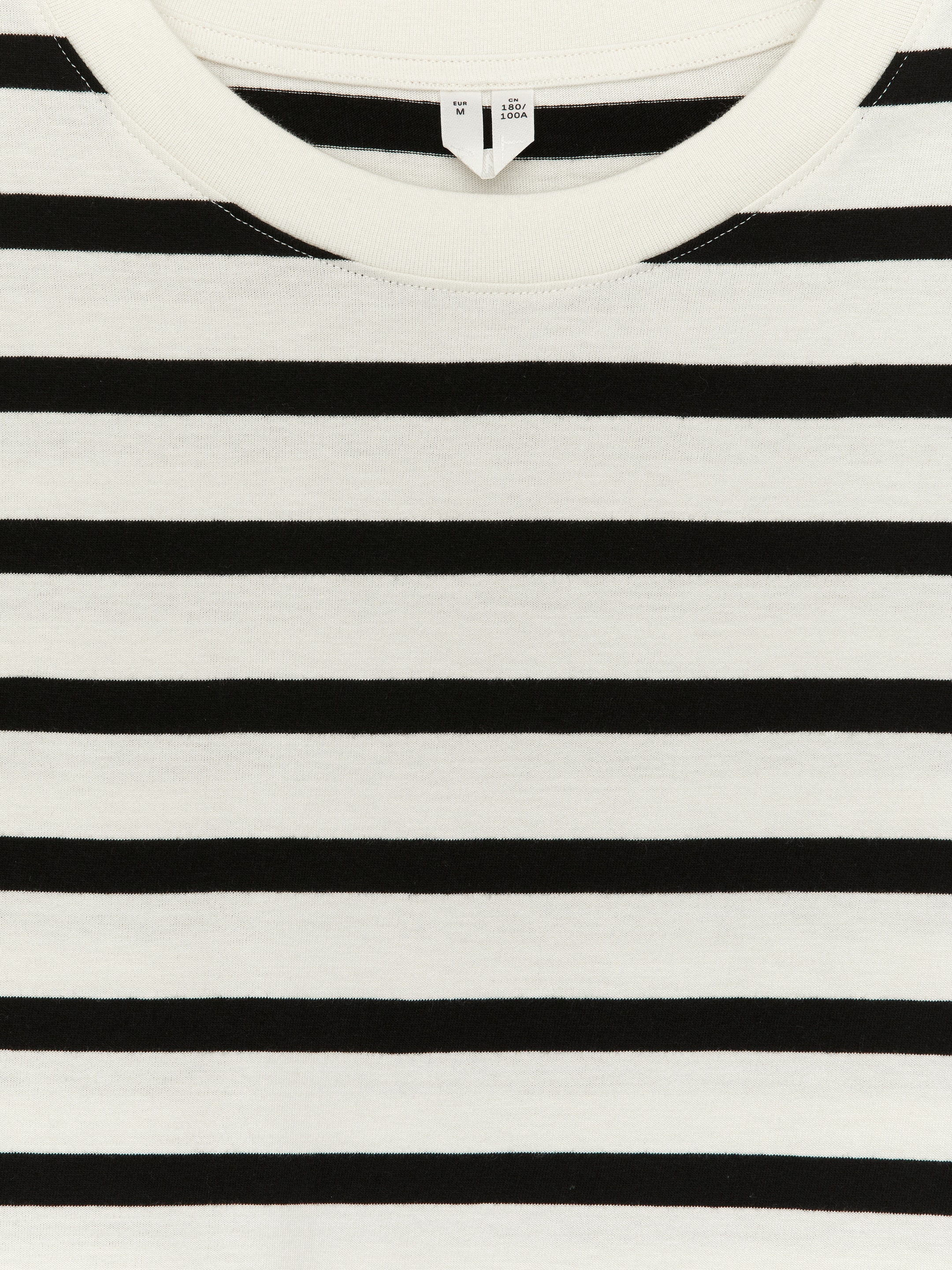 Long-Sleeved T-Shirt - Black/White - Relaxed fit - Men - StillMedia/DescriptiveDetail - 3