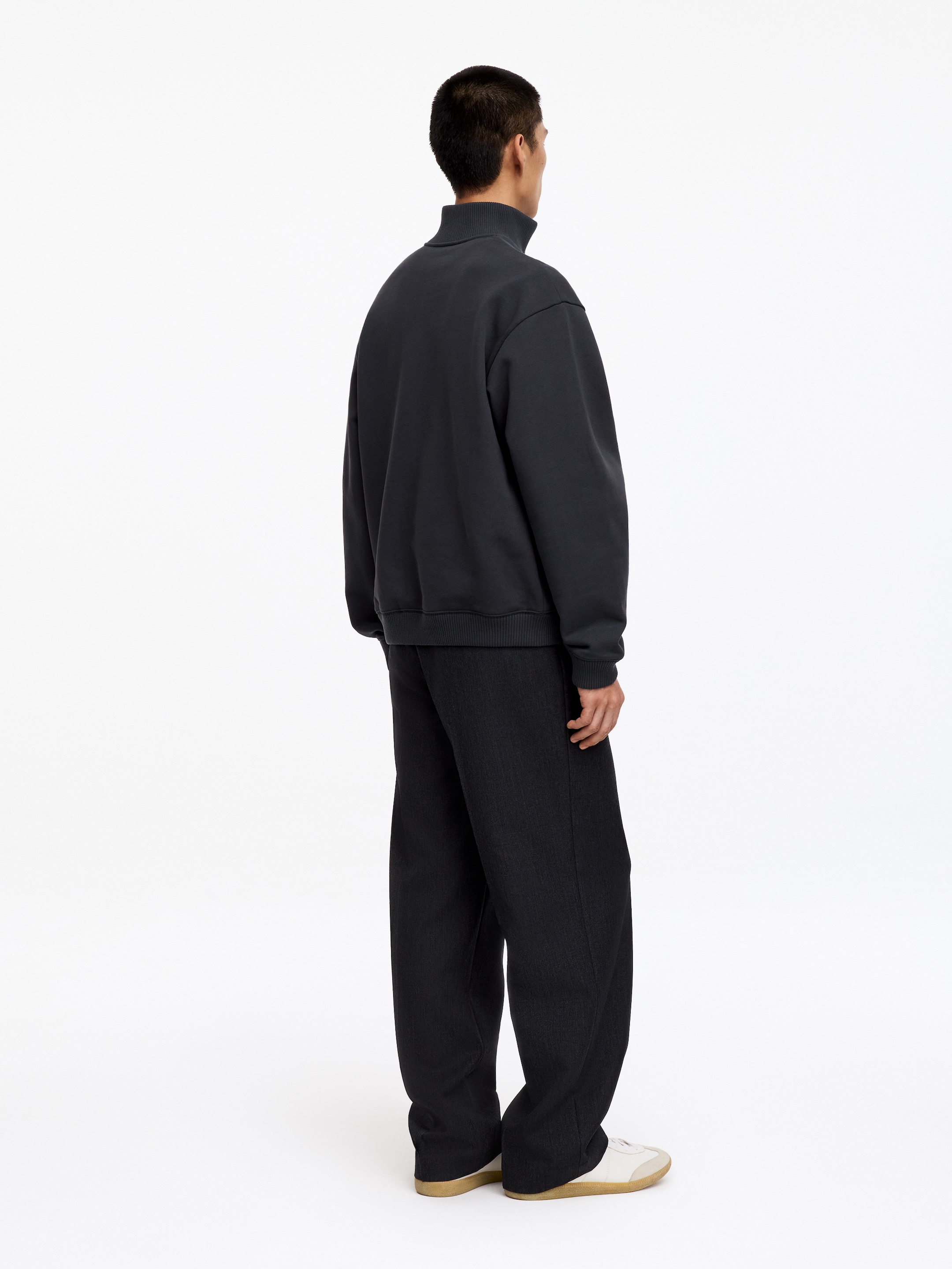 Half Zip Sweatshirt - Dark Blue - Regular fit - men - StillMedia/Lookbook - 5