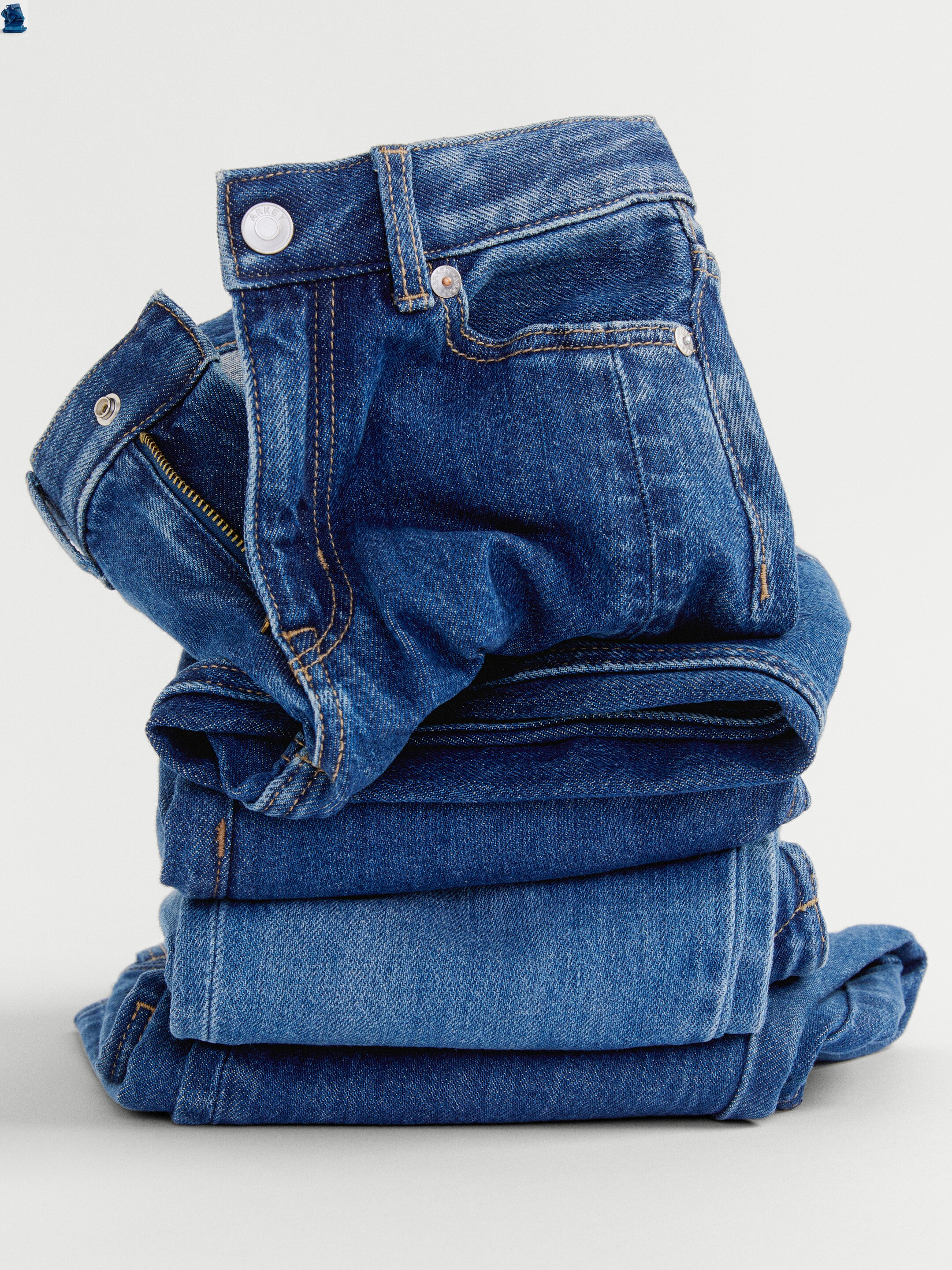Barrel Jeans - Dark Blue - Relaxed fit - Children - StillMedia/Environmental - 1