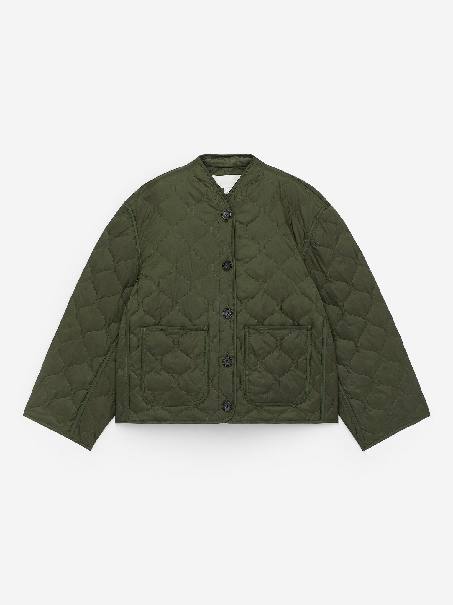 Veste matelassée 2 en 1 Upcycled Down - Vert kaki - 1