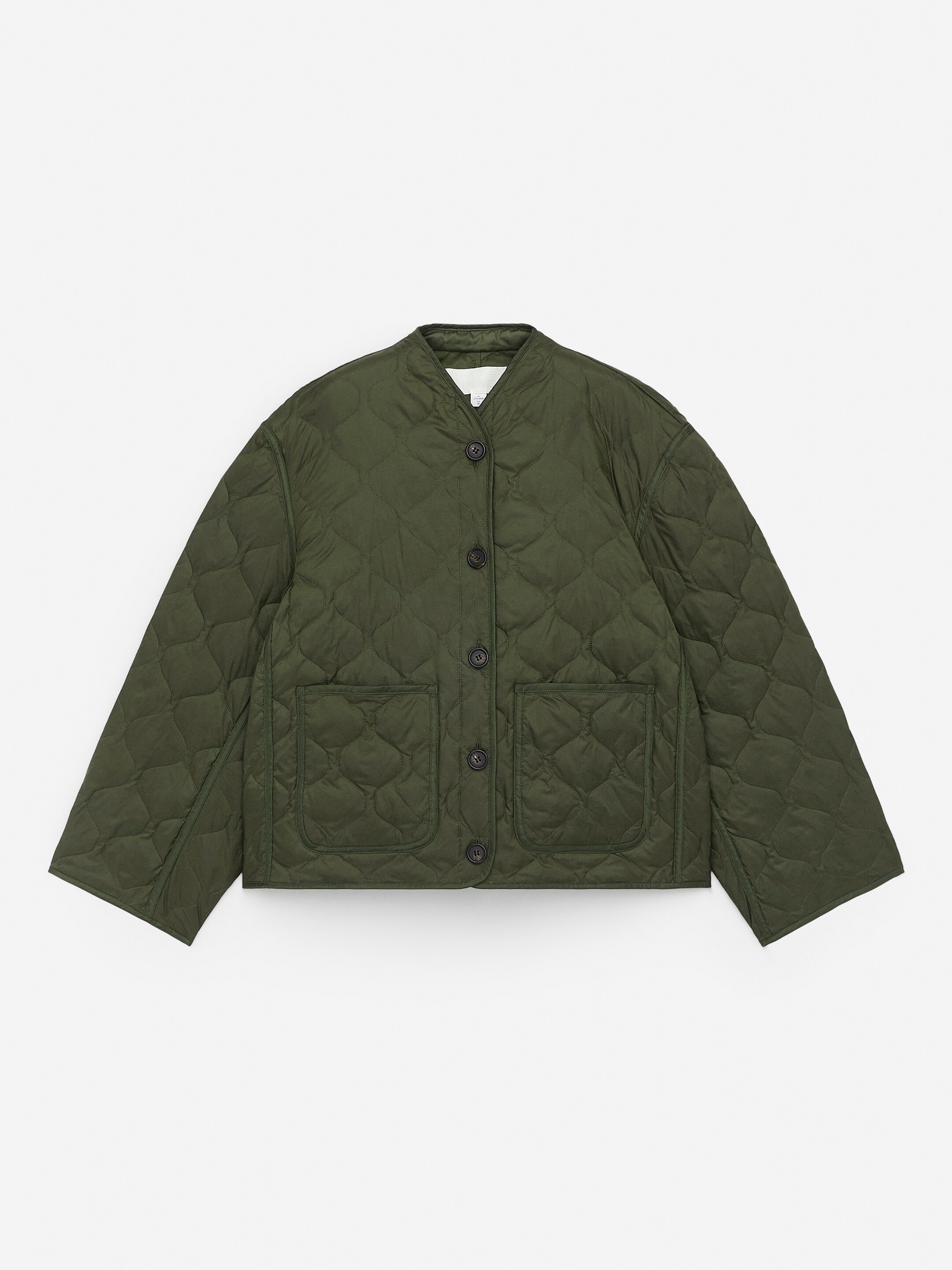Agrandir l'image: Veste matelassée 2 en 1 Upcycled Down - Vert kaki - FEMME | H&M BE 1
