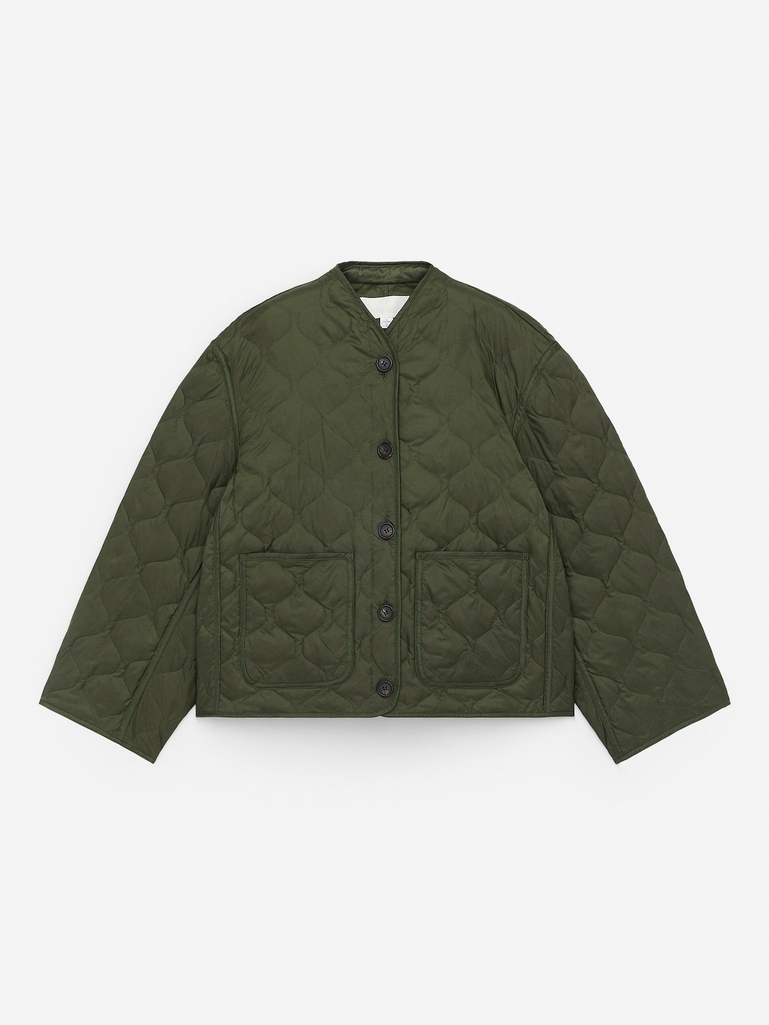 Upcycled Down™ 2-in-1-Liner-Jacke - Khaki/Dunkelblau