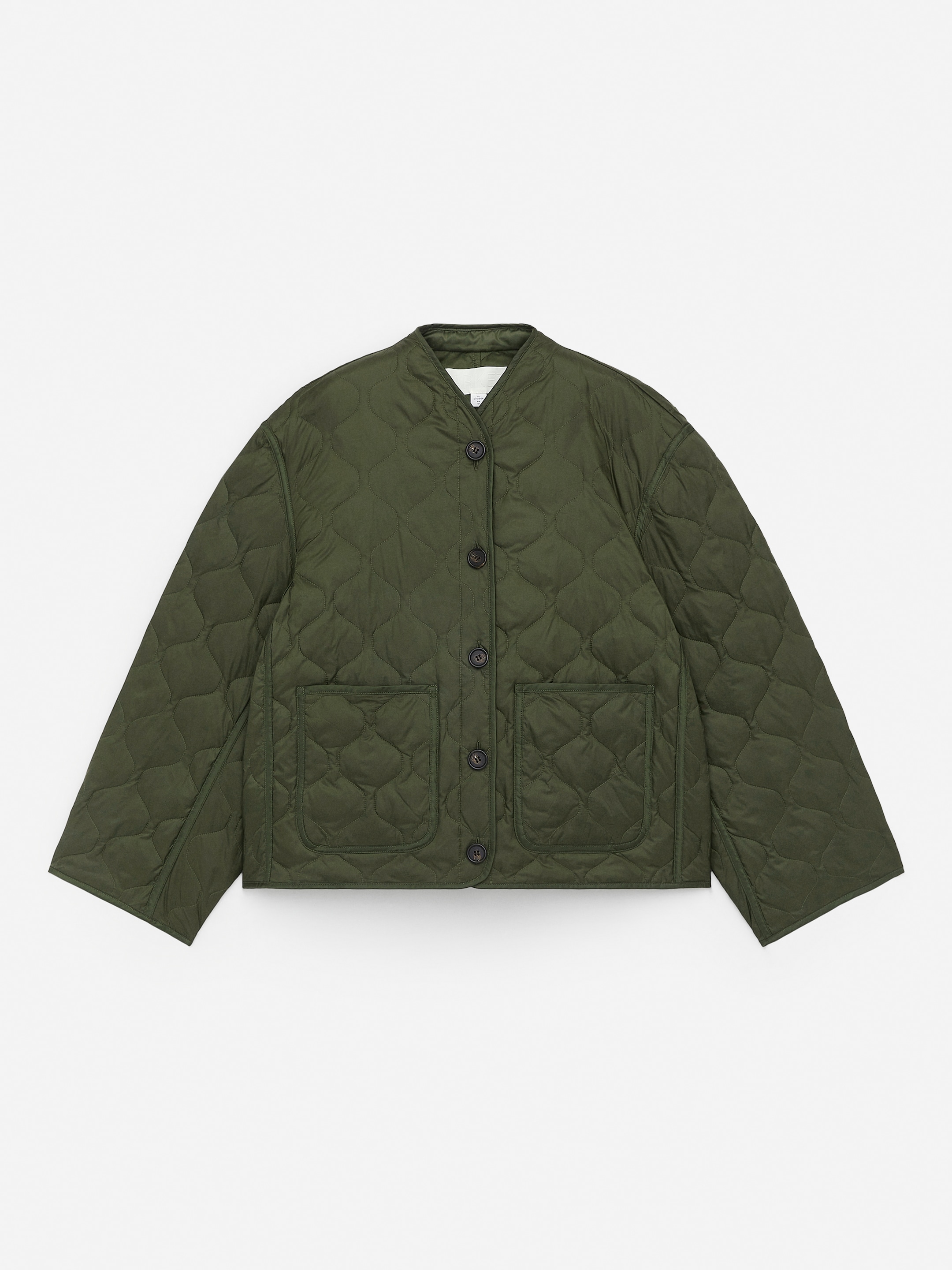 Agrandir l'image: Veste matelassée 2 en 1 Upcycled Down - Vert kaki - FEMME | H&M FR 1
