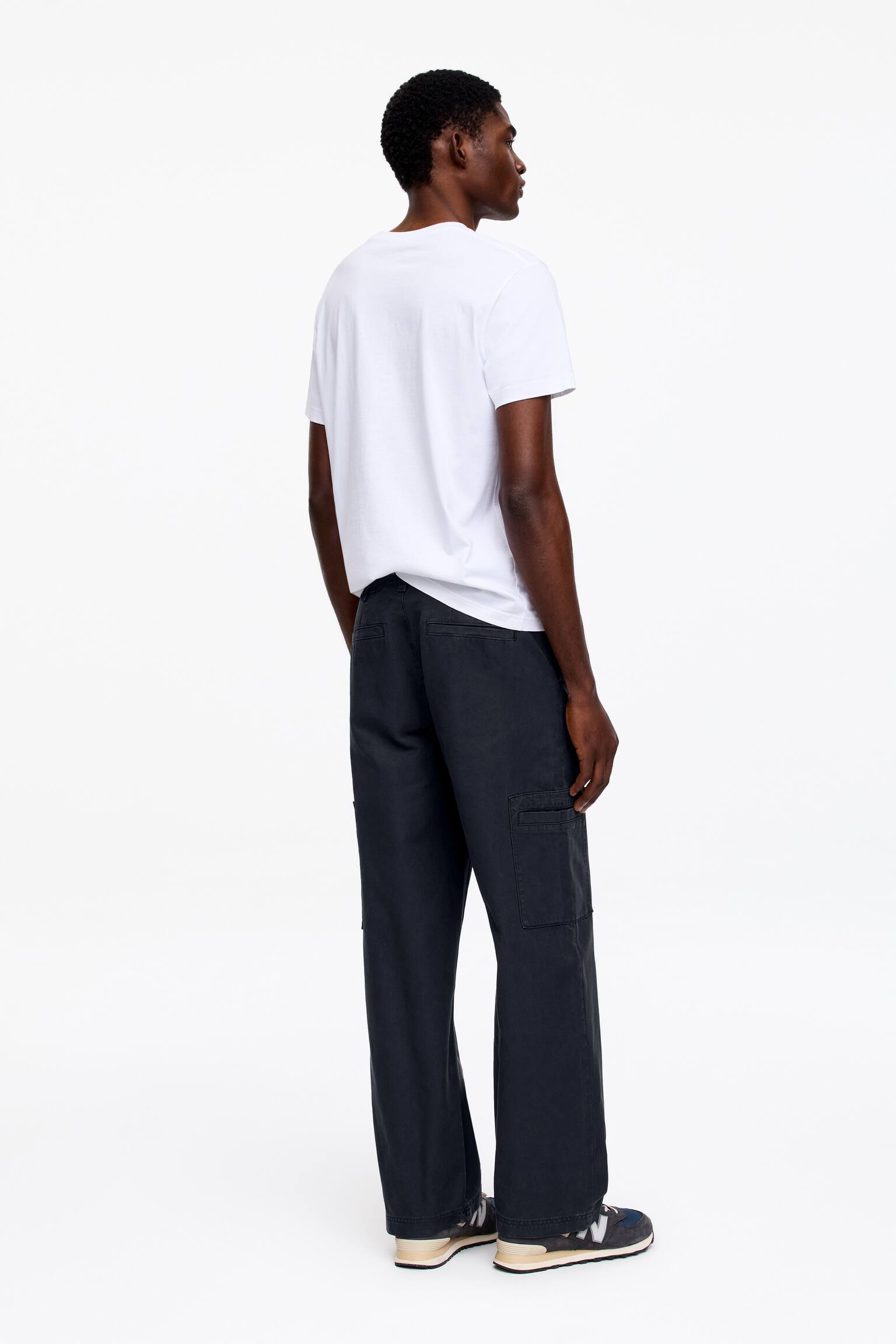 Laza Szabású Munkásnadrágok-Sötétkék - 4