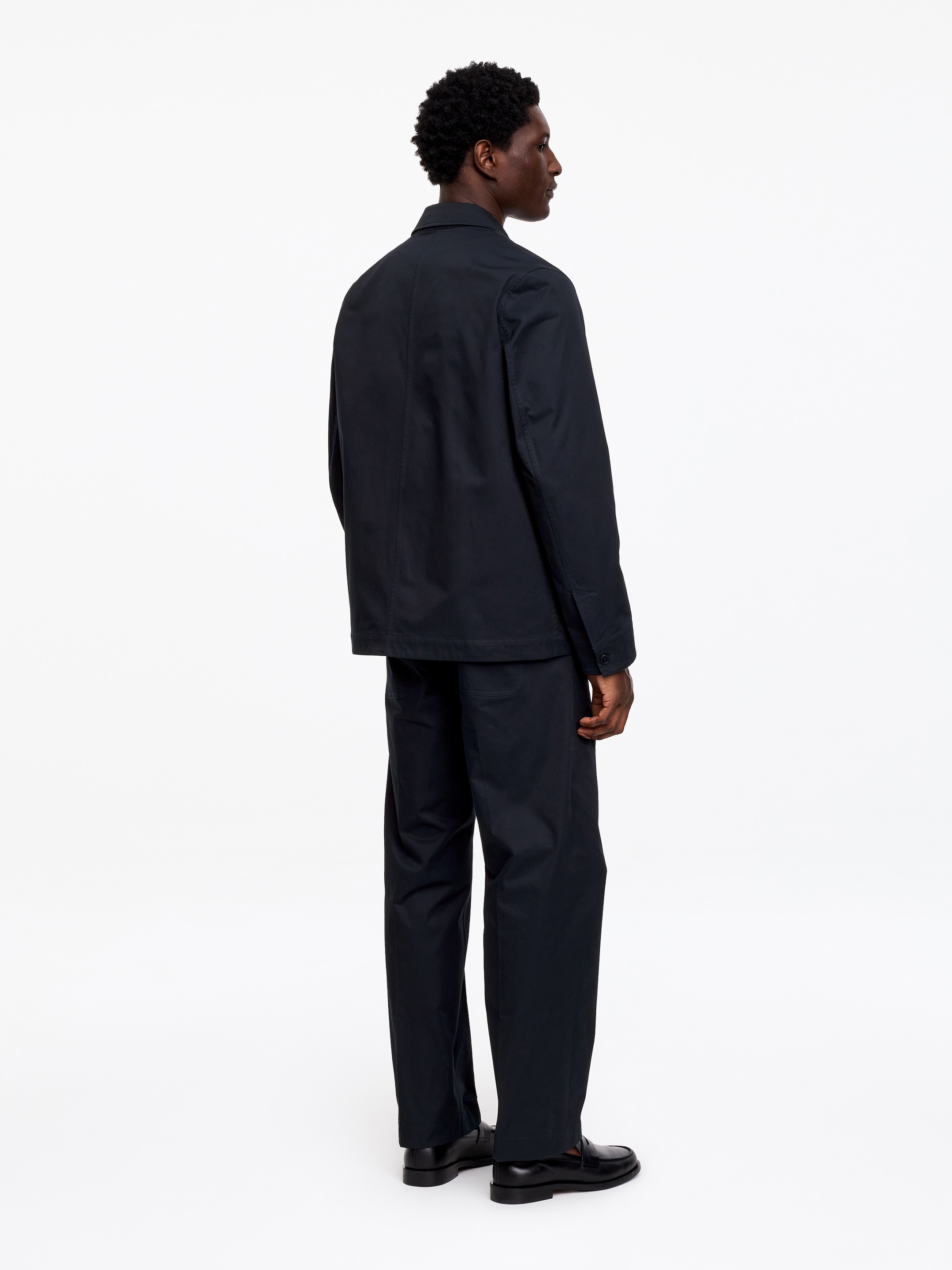 Cotton Twill Blazer - Dark Blue - Regular fit - Men - StillMedia/Lookbook - 3