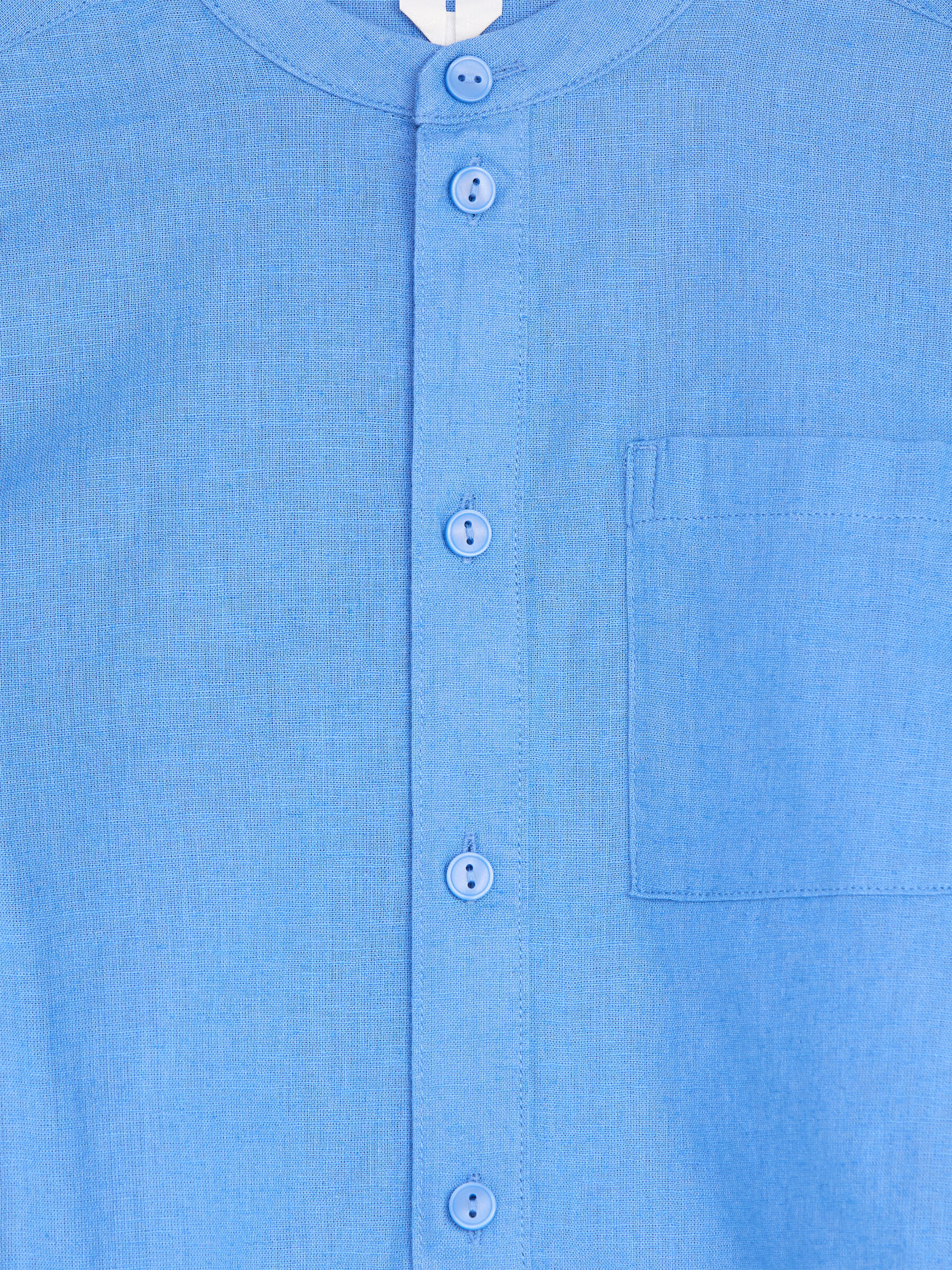 Linen Blend Shirt - Blue - Relaxed fit - Children - StillMedia/DescriptiveDetail - 3