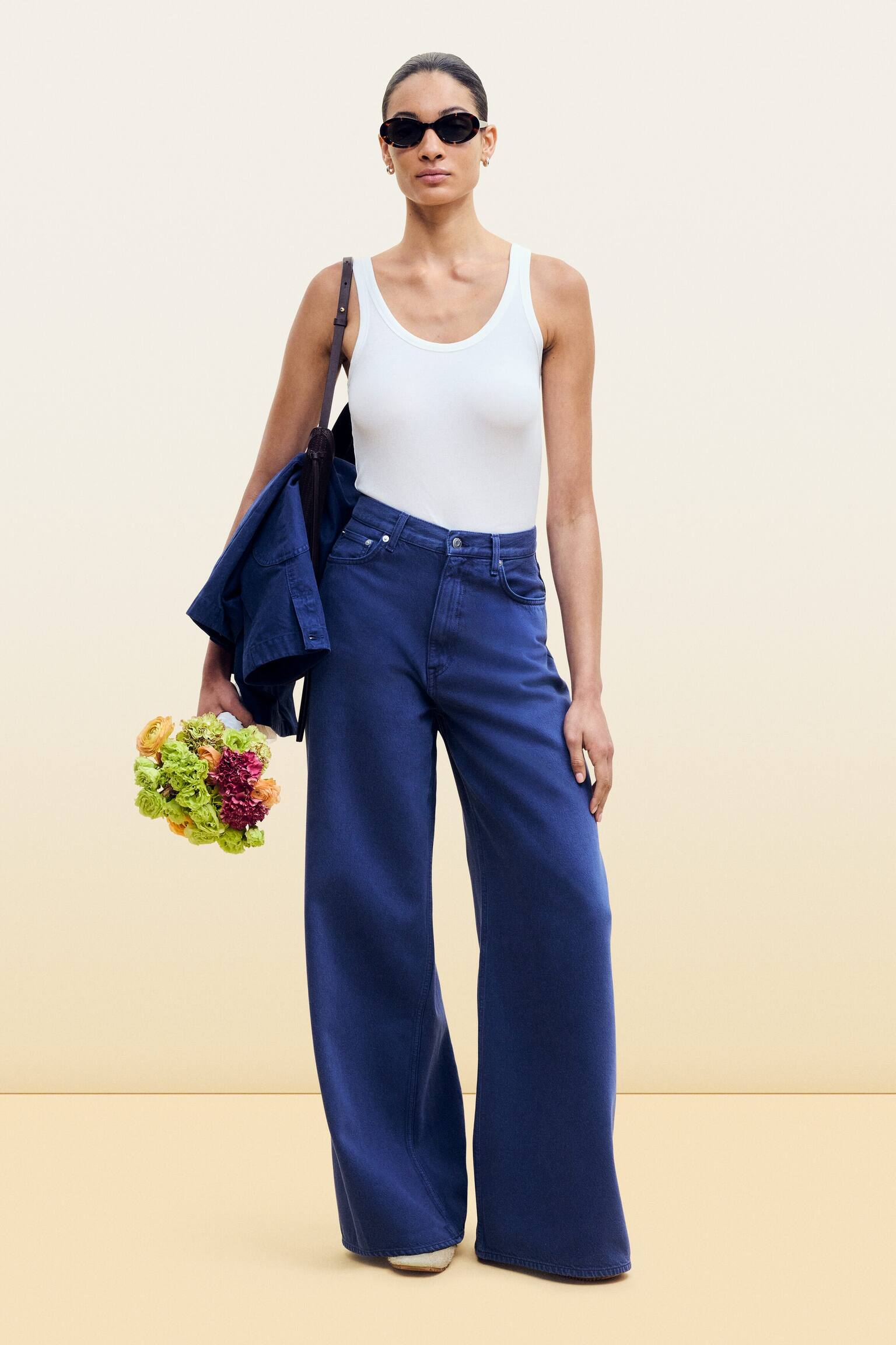 Τσάντα Ώμου Από Σπλιτ Σουέτ - Σκούρο Καφέ - 4