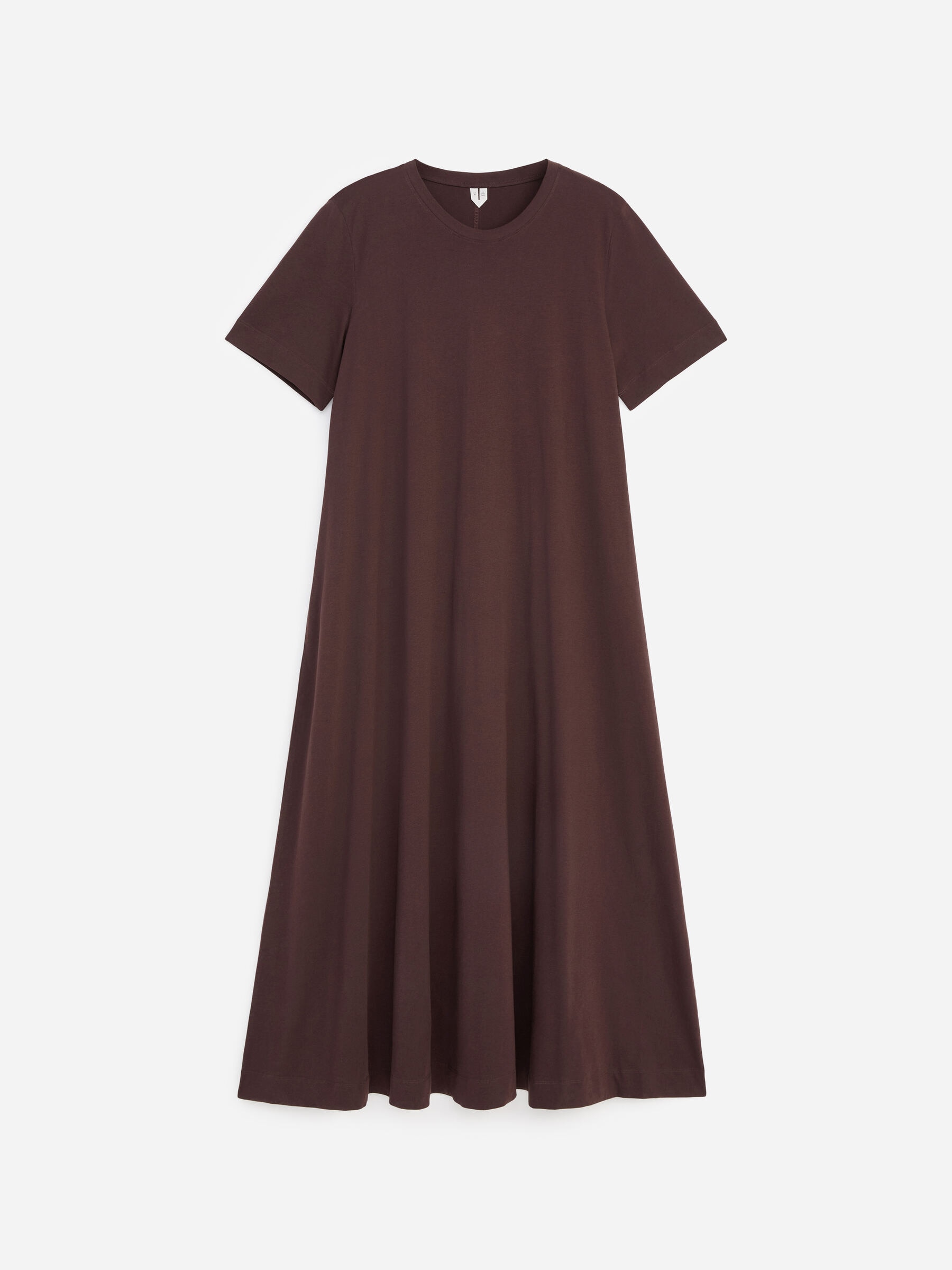 T-shirtklänning - Mörkbrun - Regular fit - Women - StillMedia/DescriptiveStillLife - 1