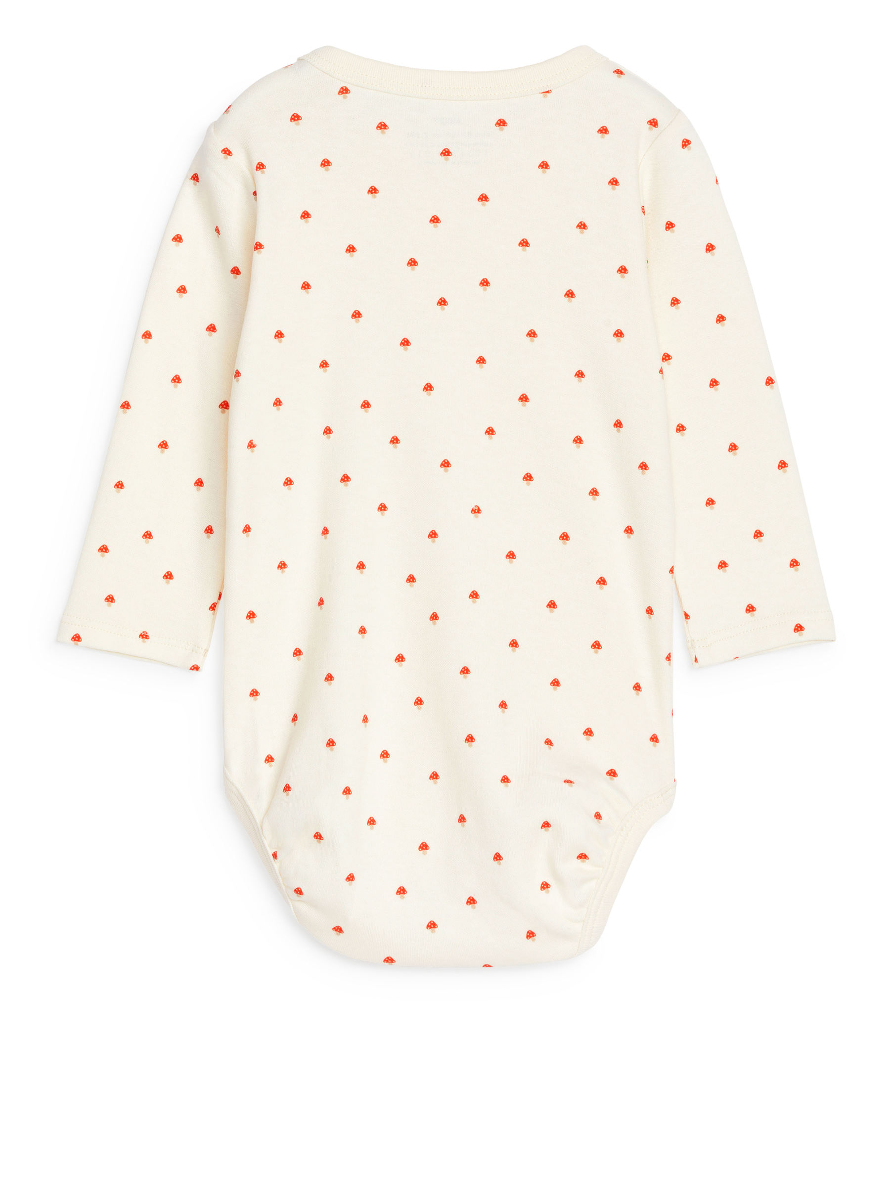 Long-Sleeve Bodysuit - Off White/Mushrooms - Regular fit - Children - StillMedia/DescriptiveStillLife - 1