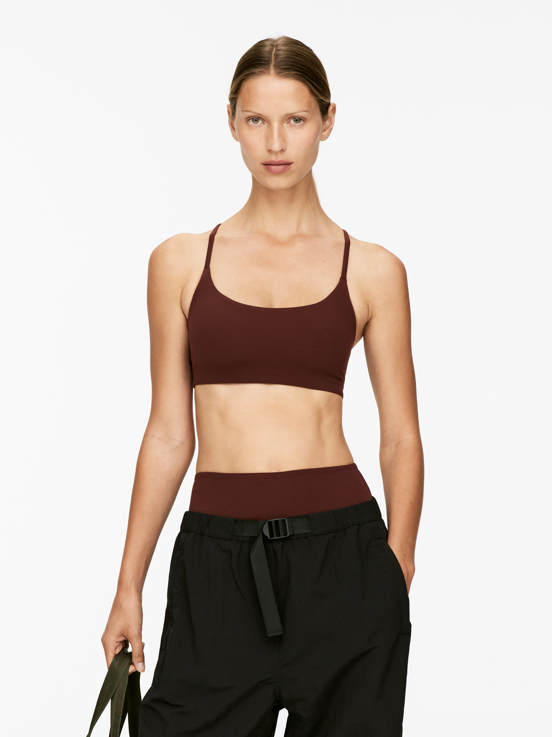 Sujetador elástico suave - Marrón oscuro - Corte ajustado - Women - StillMedia/Lookbook - 3