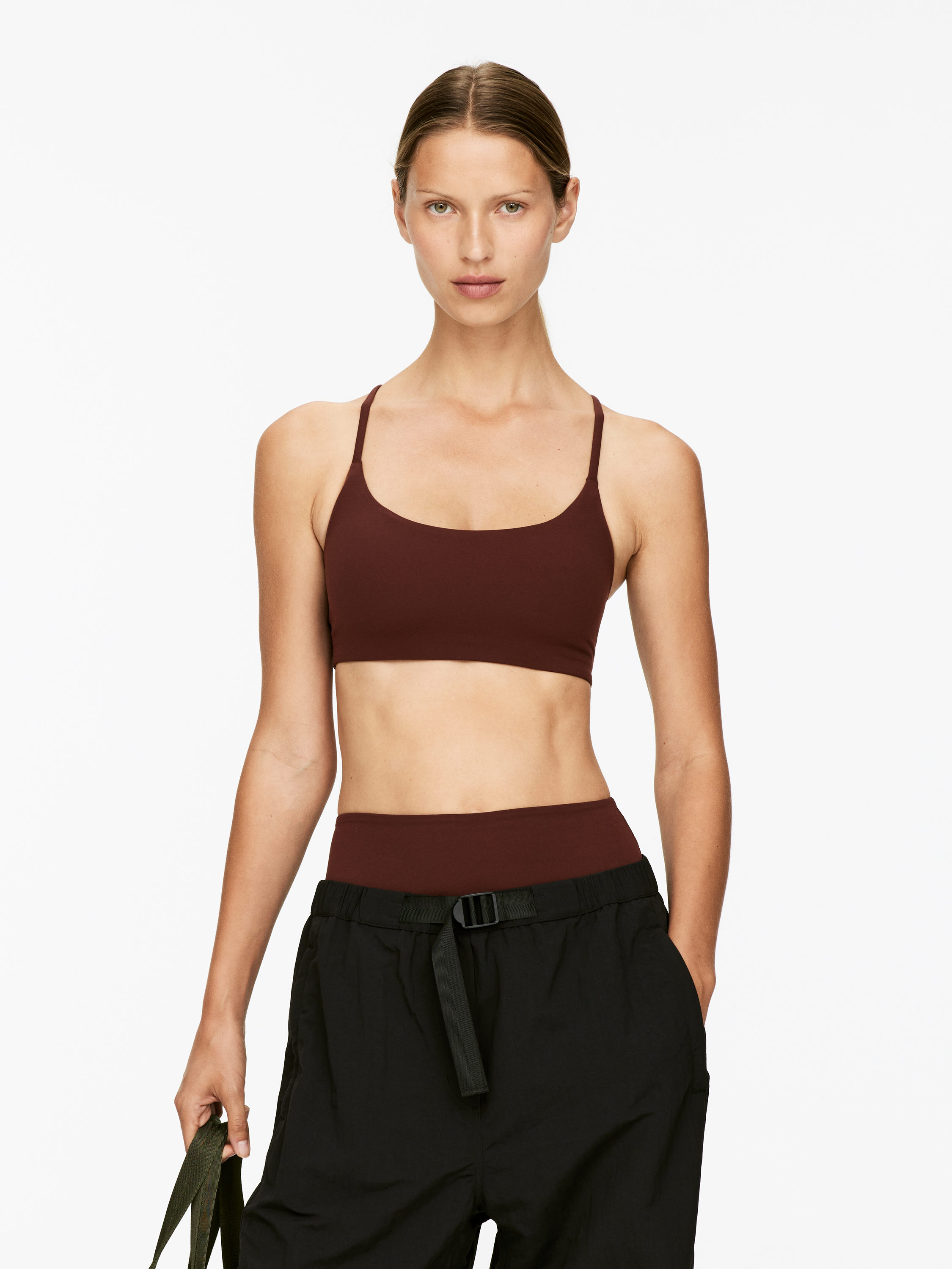 Soft Stretch Bra-#4B3939-16794