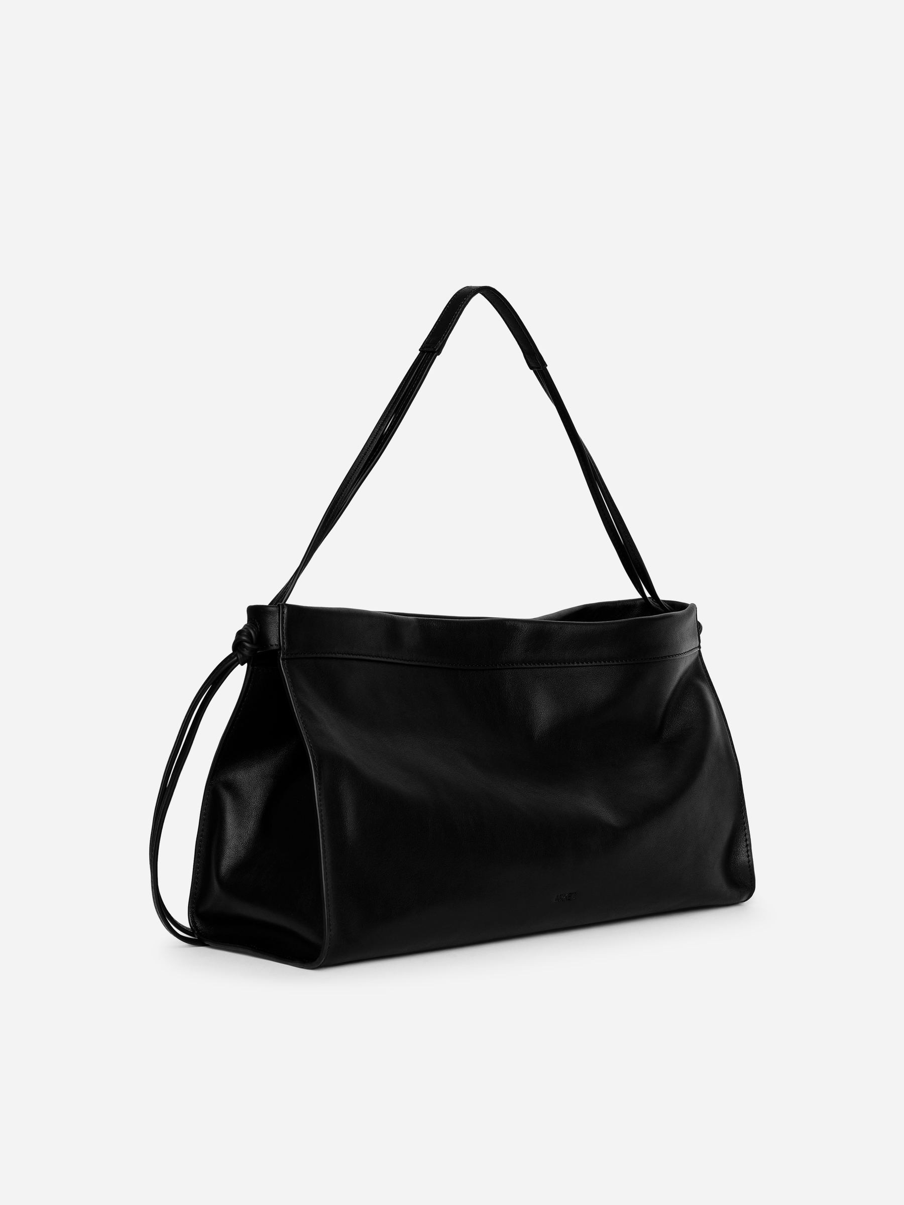 Sac à bandoulière en cuir - Noir - Femme - StillMedia/DescriptiveStillLife - 5