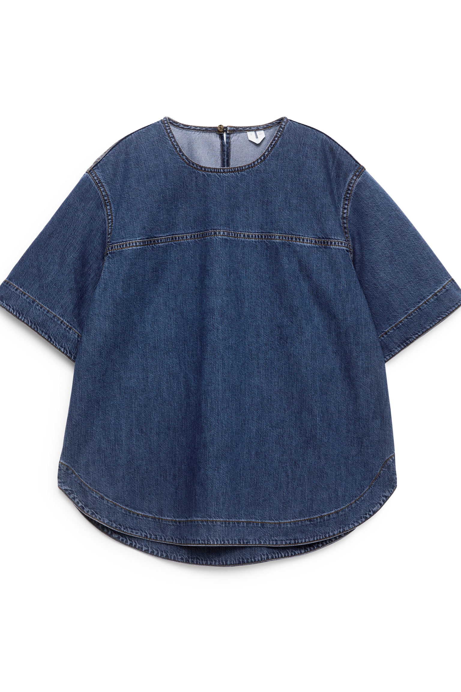 Denimtopp - Mørkeblå
