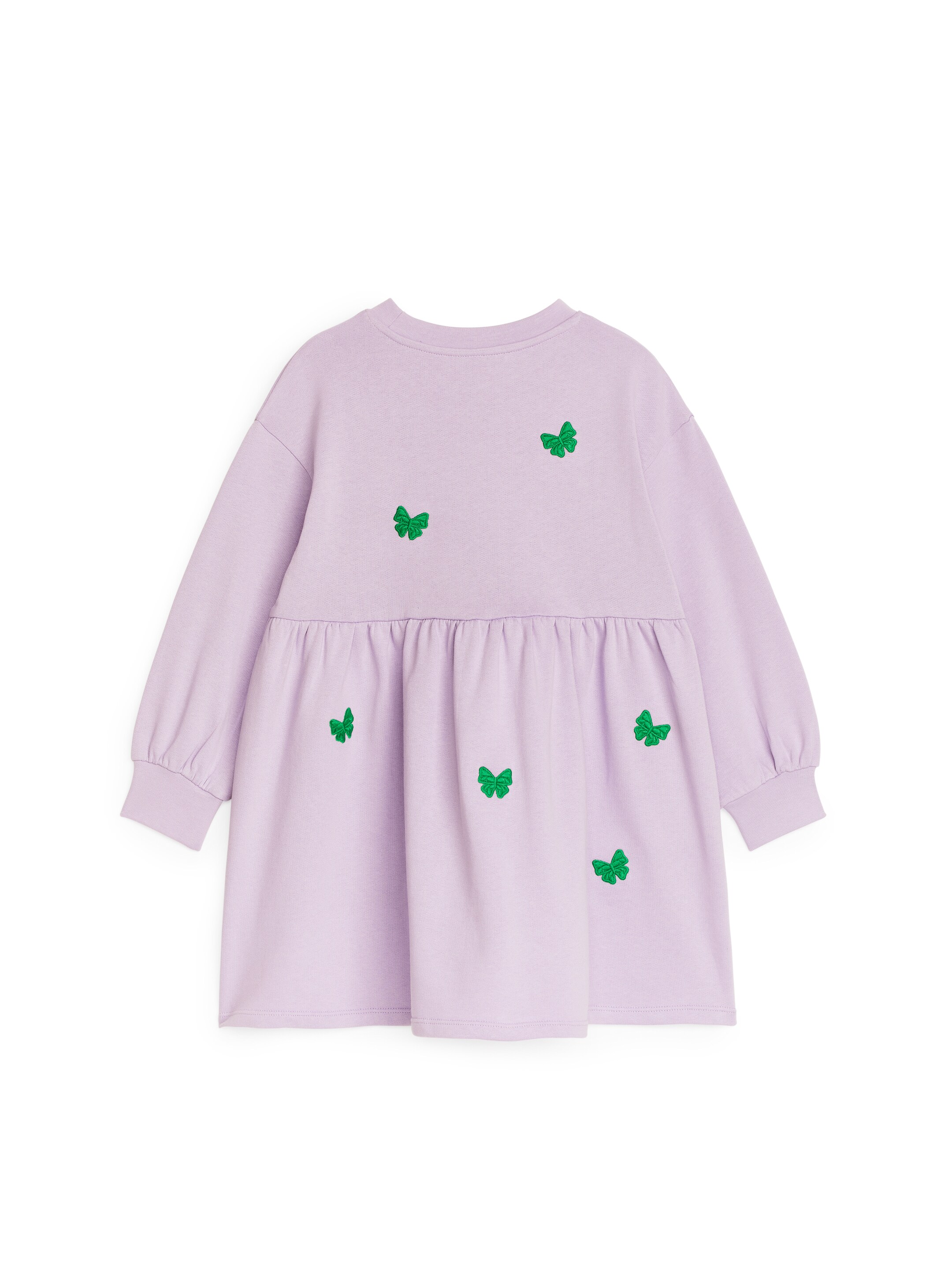 Ingrandisci l'immagine: Embroidered Sweatshirt Dress - Lilac - BAMBINO | H&M CH 2