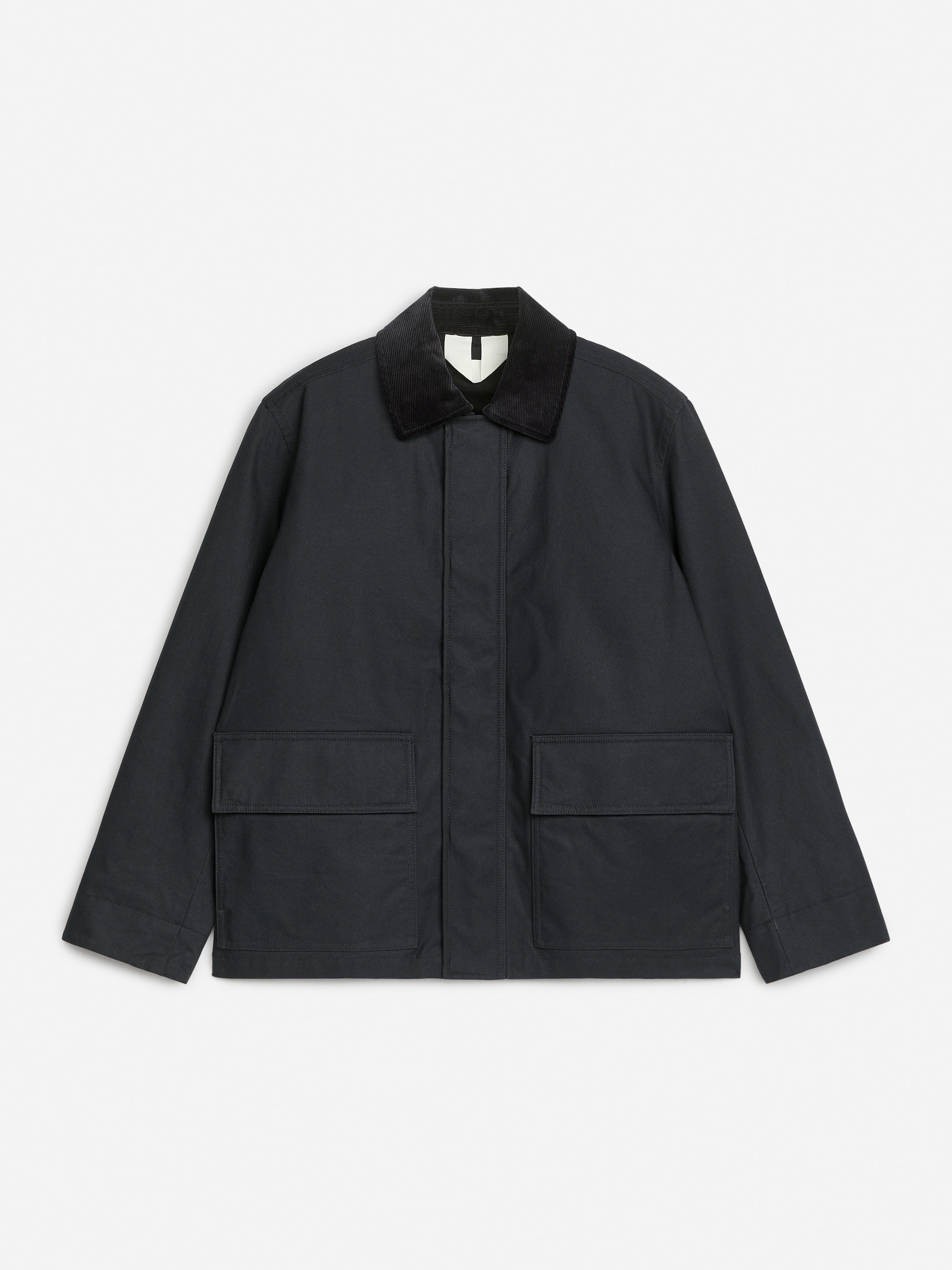 Waxed Cotton Jacket - Dark Blue - Regular fit - Men - StillMedia/DescriptiveStillLife - 1