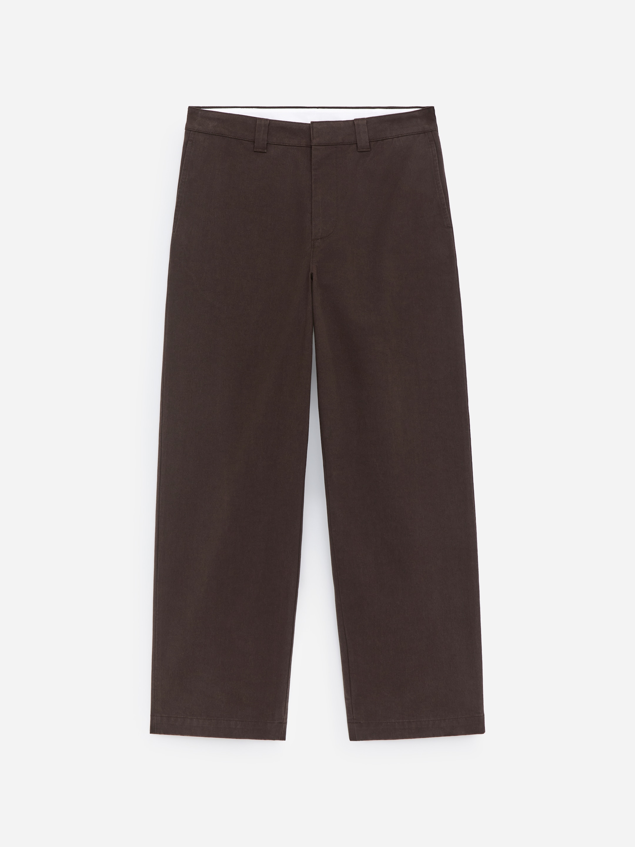 Weite Chinohose aus Baumwolle - Dunkelbraun - Relaxed Fit - Men - StillMedia/DescriptiveStillLife - 1