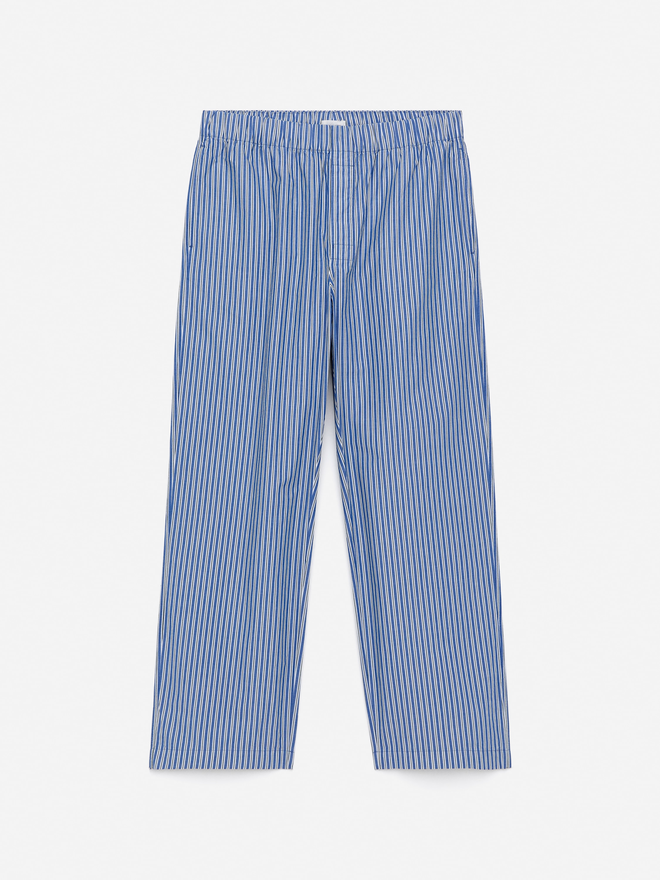 Pantaloni del pigiama in popeline - Blu/Righe/Blu/Righe