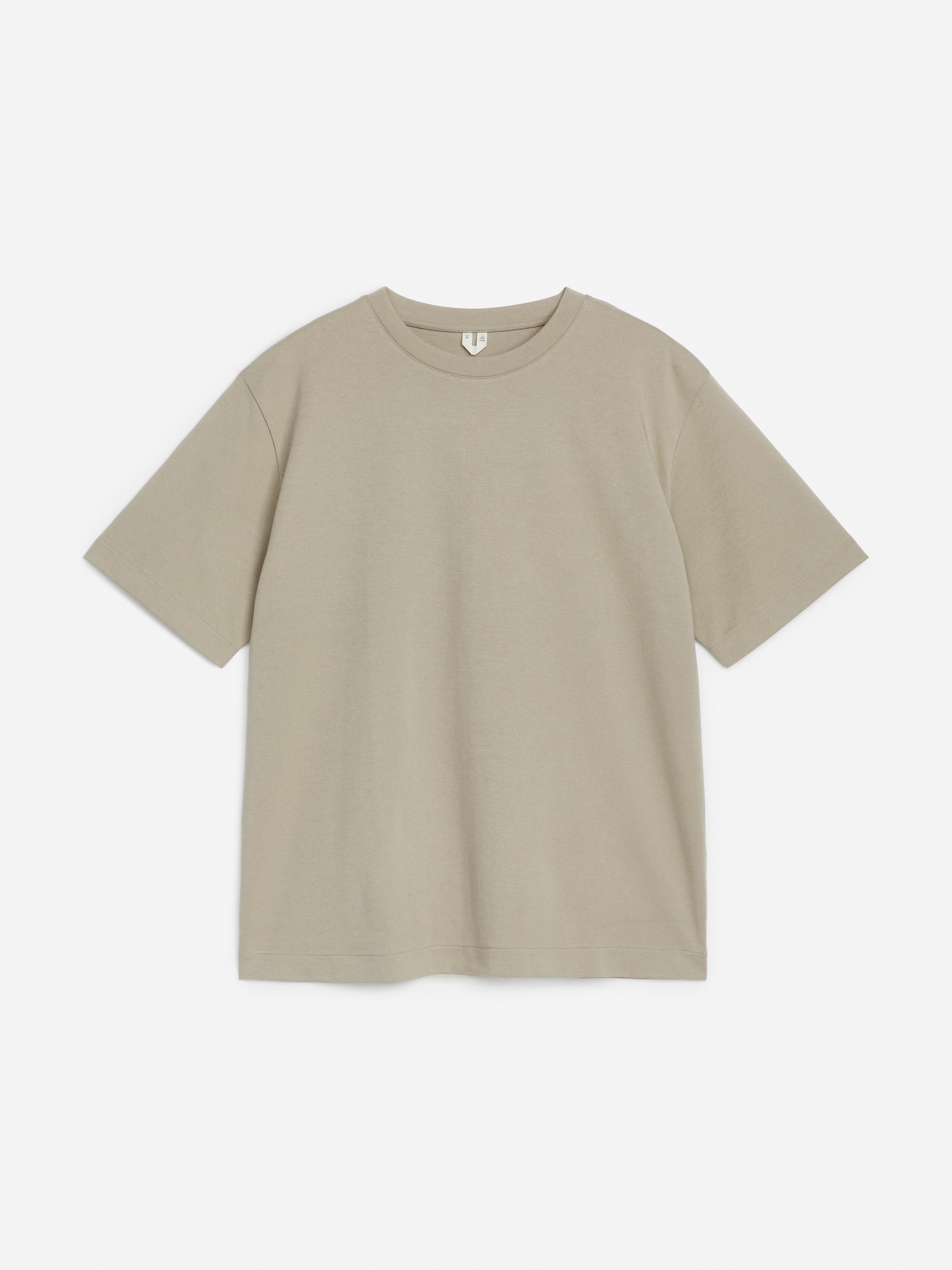 Camiseta boxy de interlock-#8C867E-12897