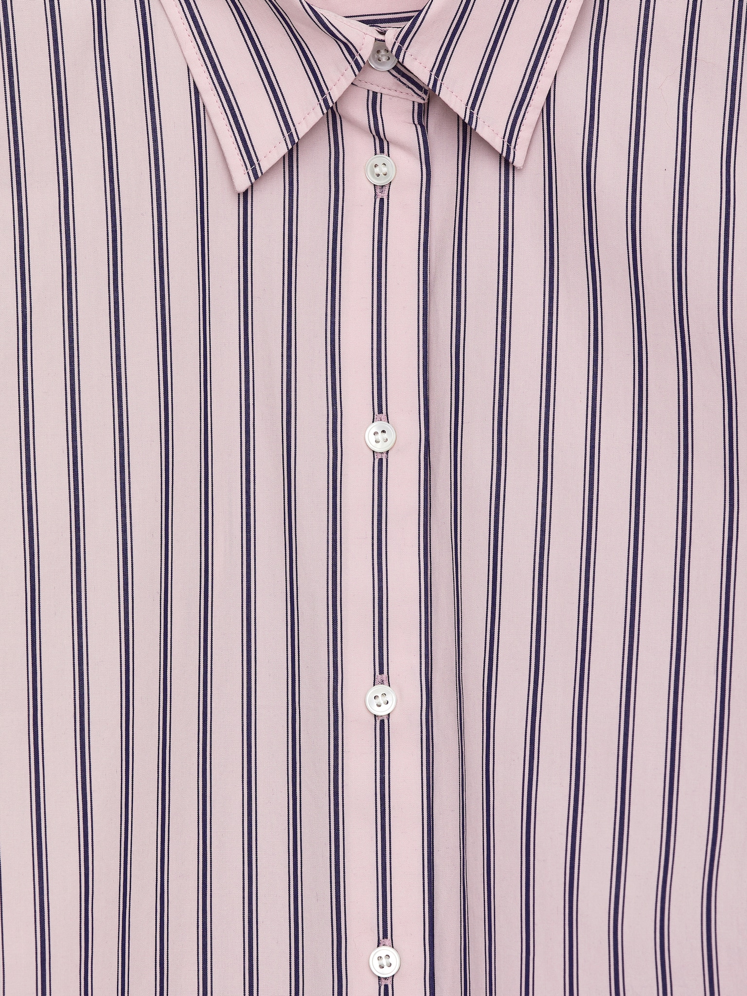 Cotton Poplin Shirt - Pink/Blue/Blue/Burgundy/Khaki Green - 5