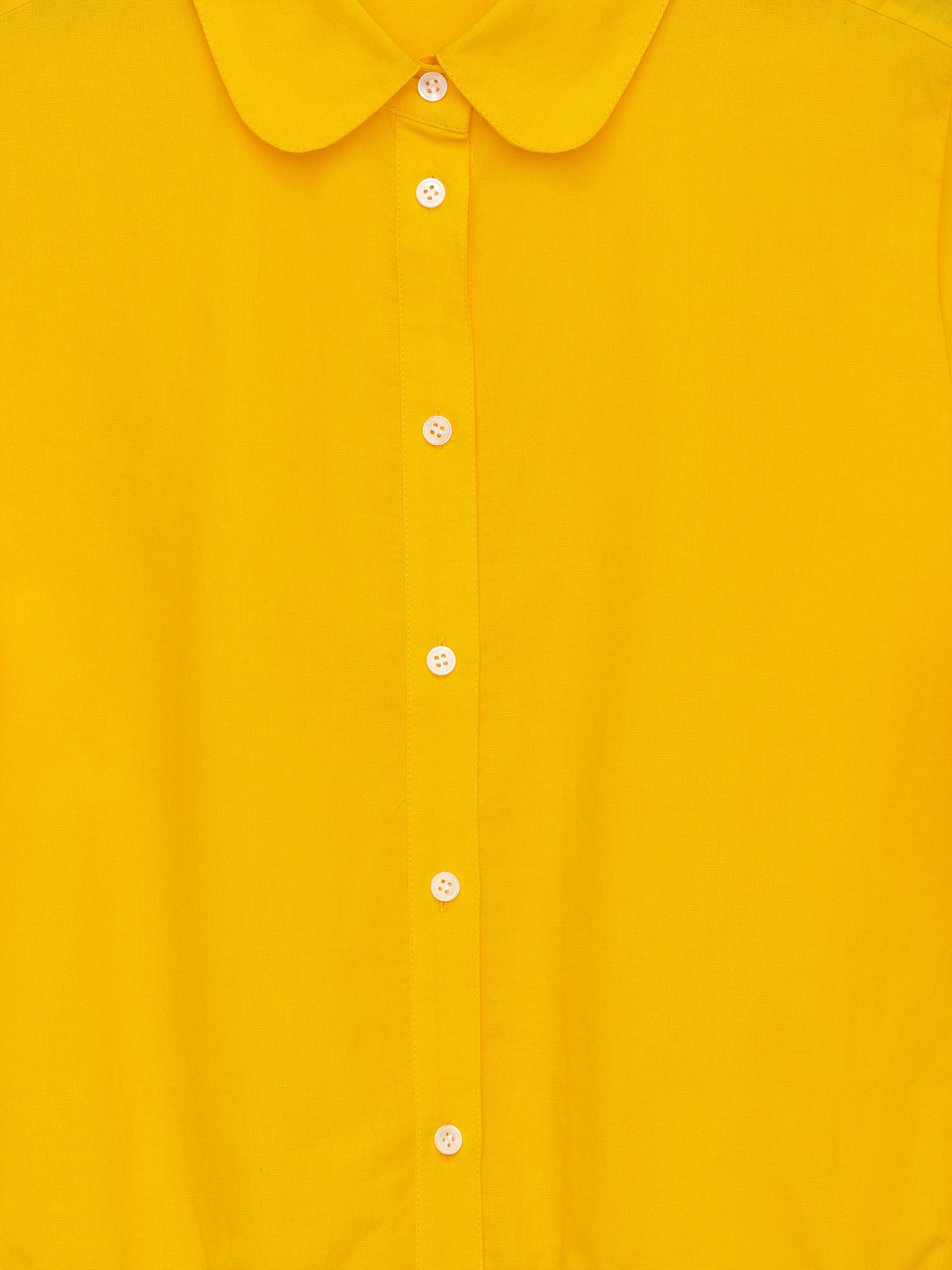 Zobrazit větší obrázek: Halenka s kulatým límcem - Yellow - ŽENY | H&M CZ 6