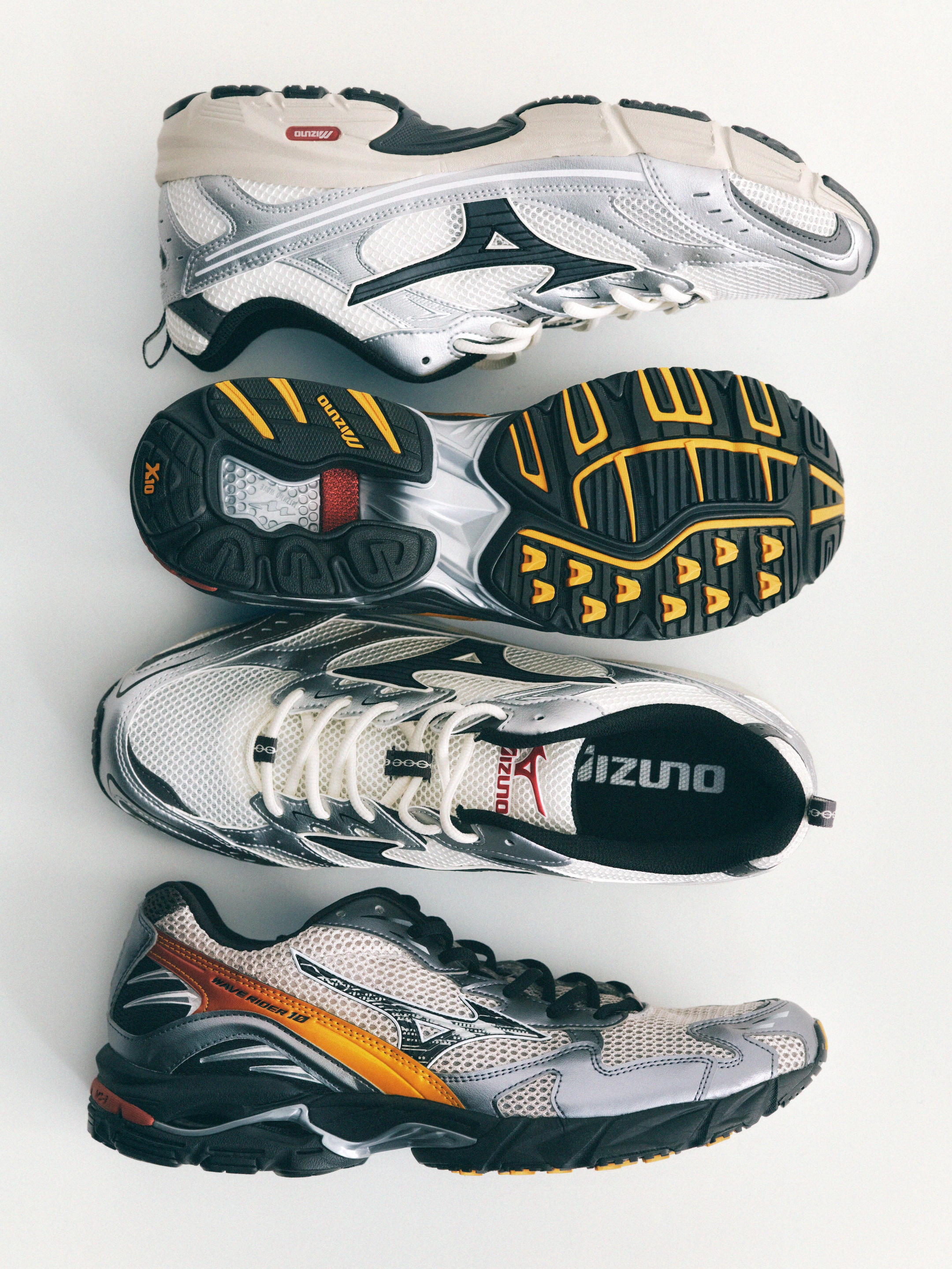 Mizuno Wave Rider 10 Sport - Srebro - men - StillMedia/Environmental - 1