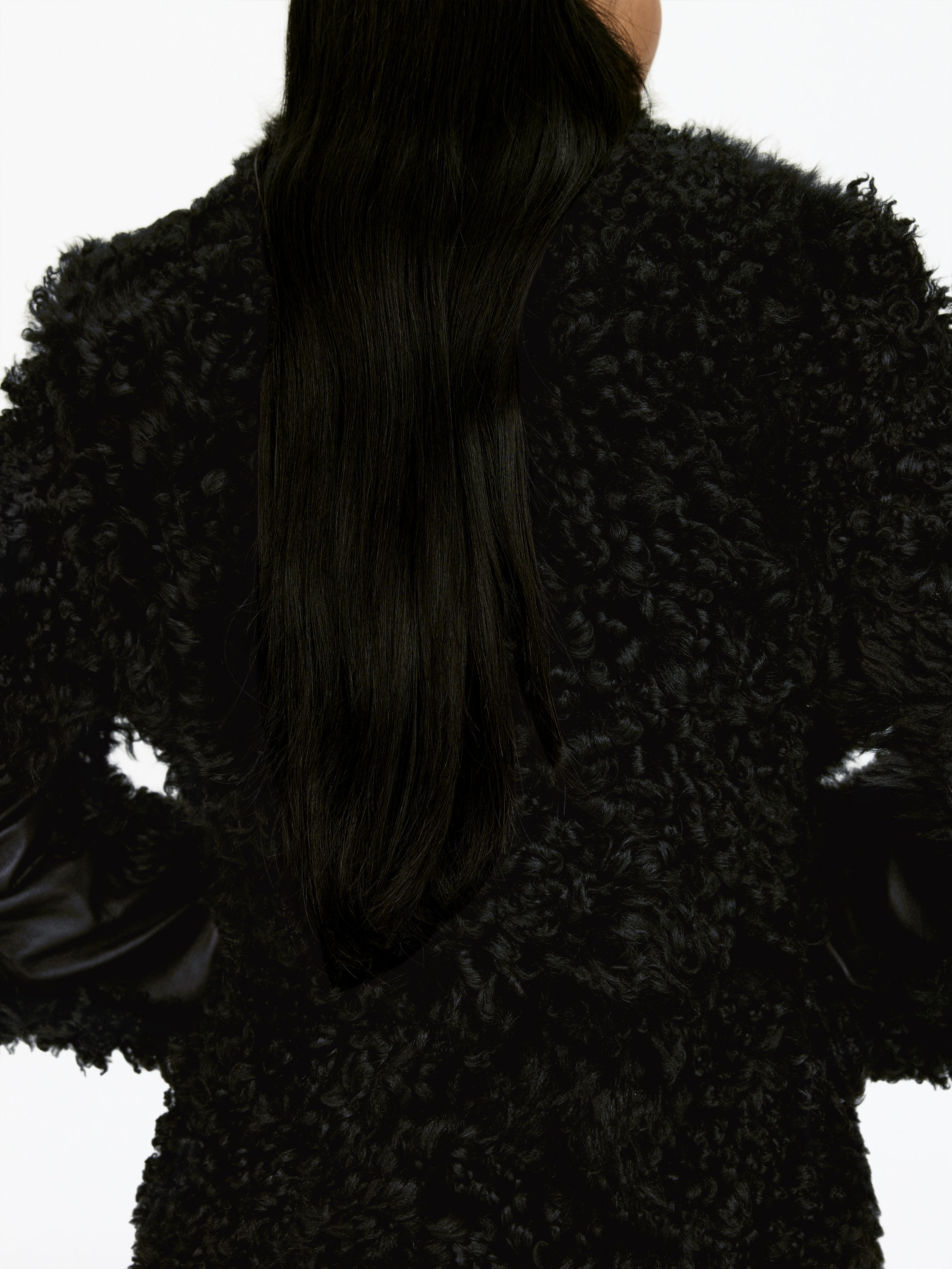 Shearling Jacket - Black - Regular fit - Women - StillMedia/Lookbook - 6