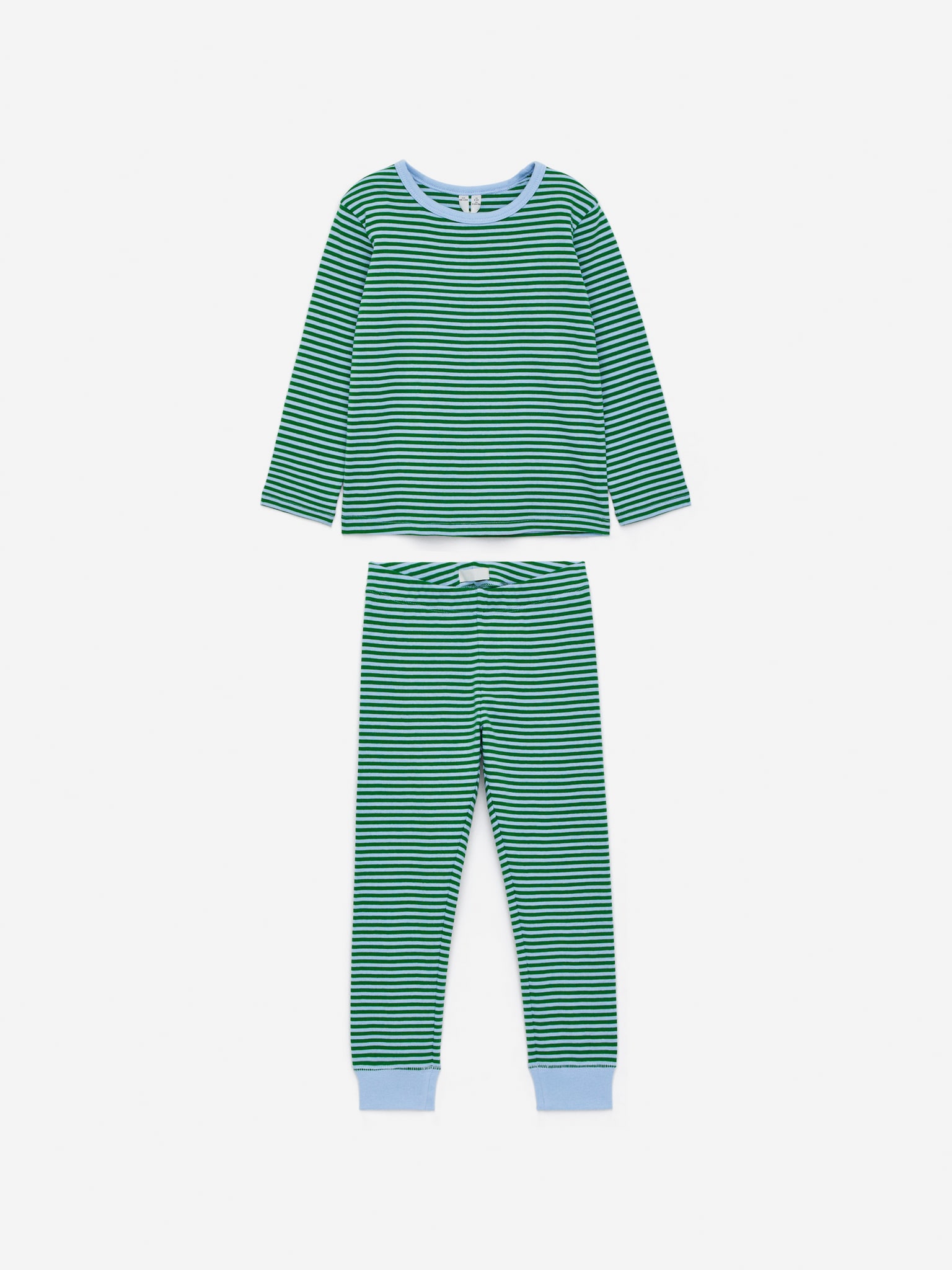 Ensemble pyjama en jersey - Bleu clair/Vert/Bleu/Blanc/Mauve/Rose/Cœurs/Rouge/Écru/Bleu ciel
