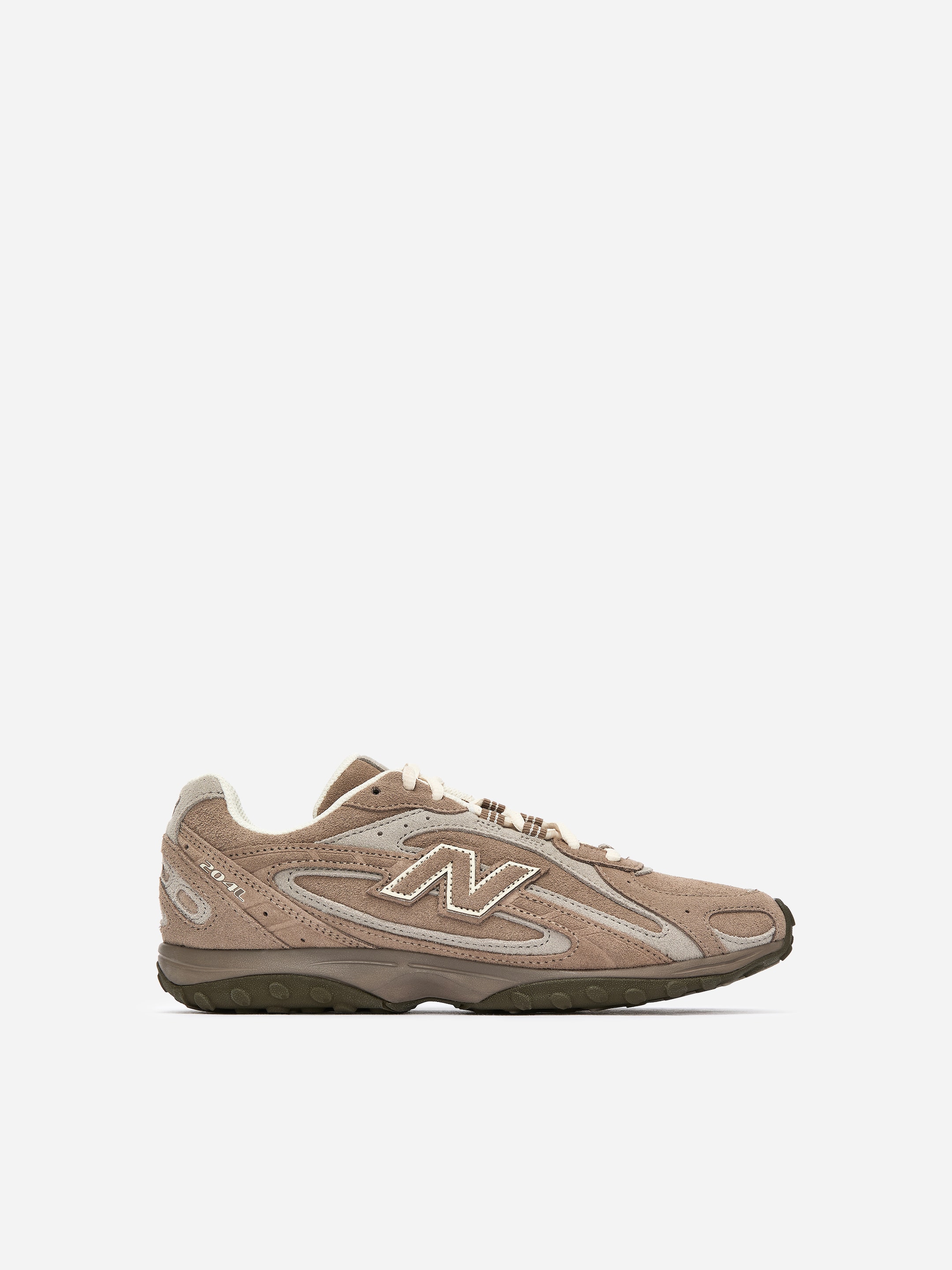 NEW BALANCE 204L SUEDE TRAINERS - Dark beige - Women - StillMedia/DescriptiveStillLife - 1