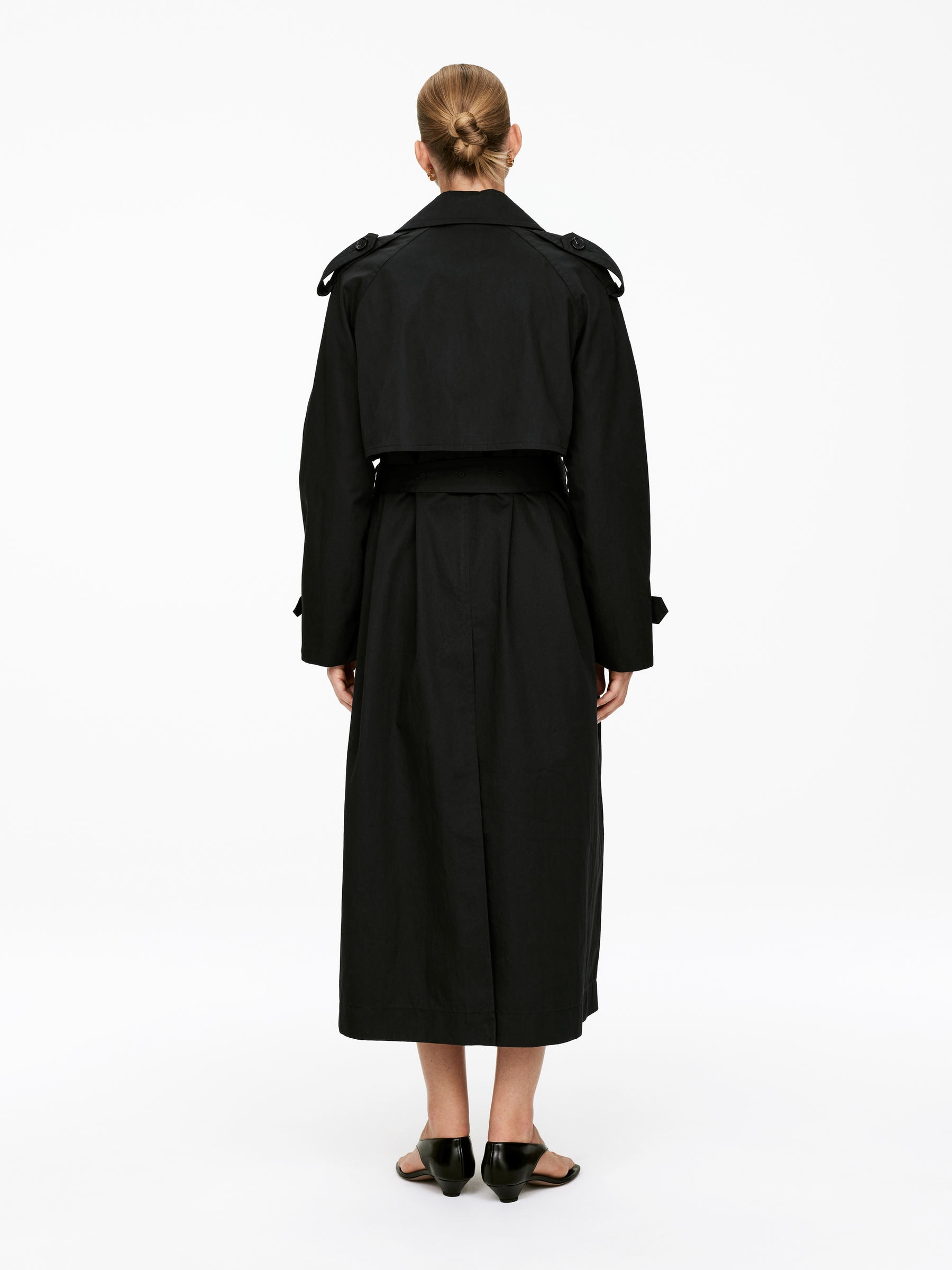 Oversized Trench Coat - Black - Oversized - Women - StillMedia/Lookbook - 7