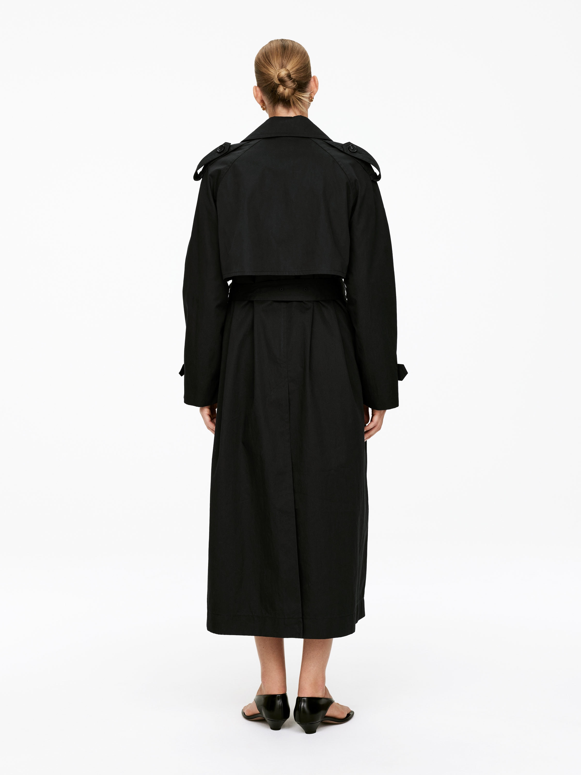 Oversized Trench Coat - Black - Oversized - Women - StillMedia/Lookbook - 7