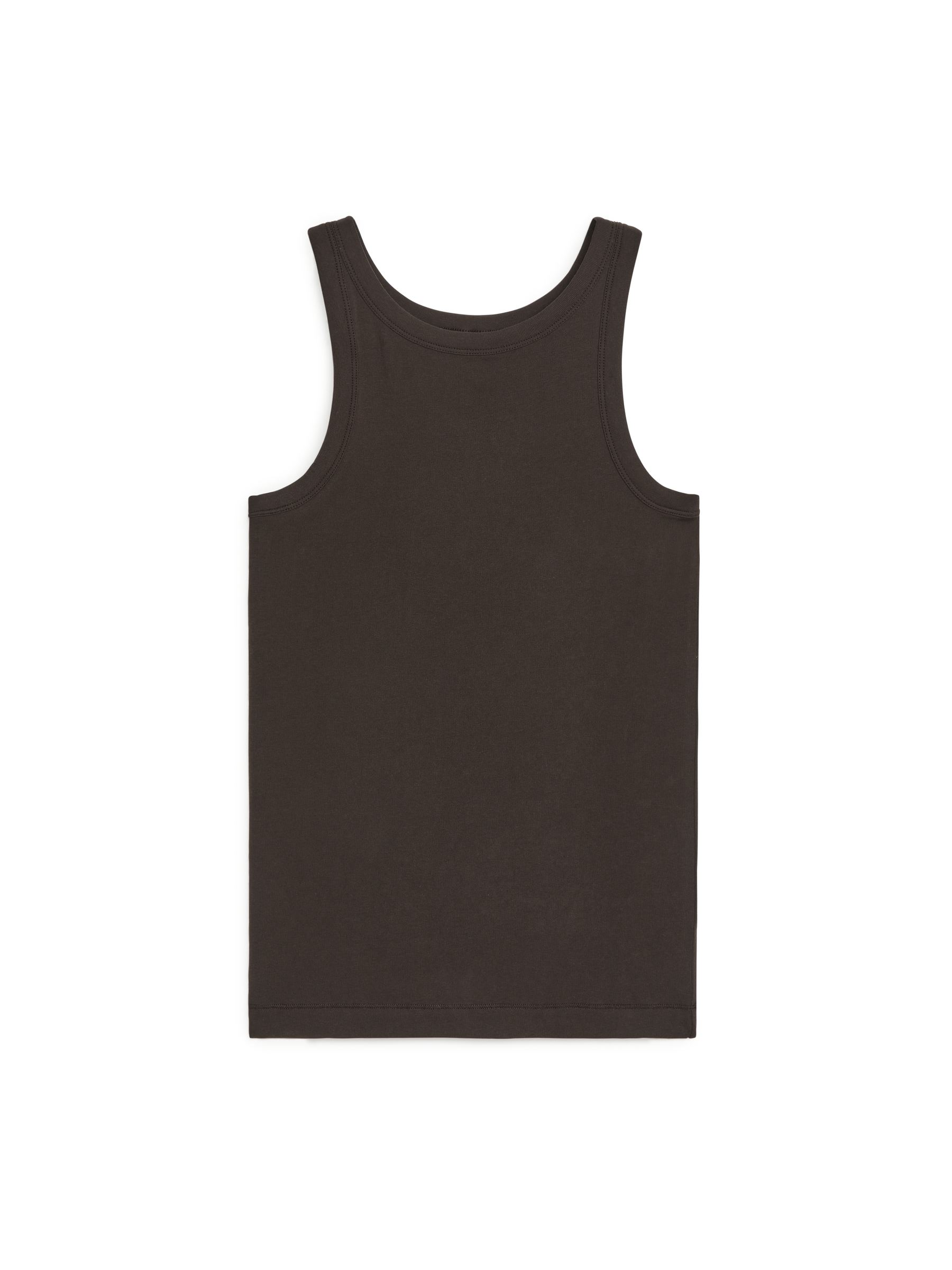 Ribbed Tank Top - Brown - Women - StillMedia/DescriptiveStillLife - 1