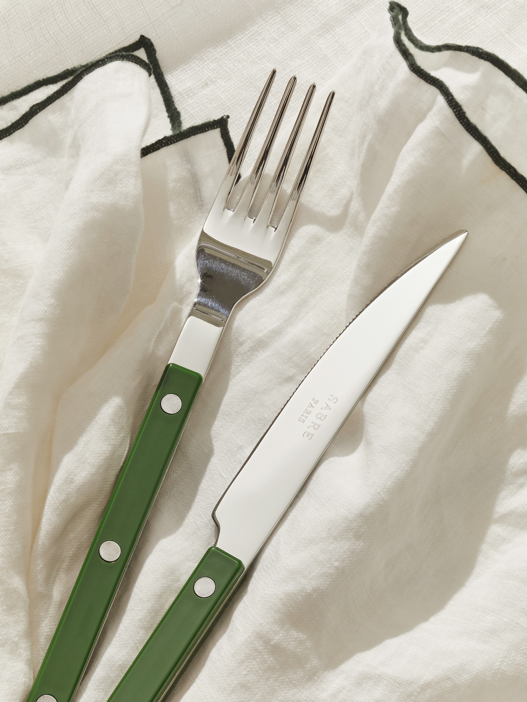 Sztućce Sabre Paris - Zielony/Srebrny - Homeware - StillMedia/CreativeStillLife - 2