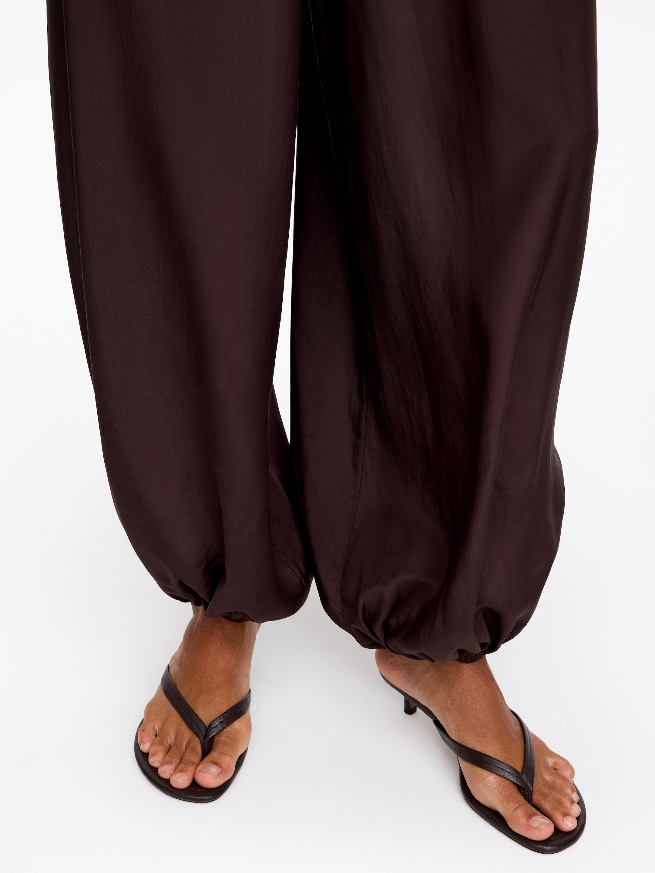 Tuta in misto lyocell - Marrone - Loose fit - women - StillMedia/Lookbook - 2