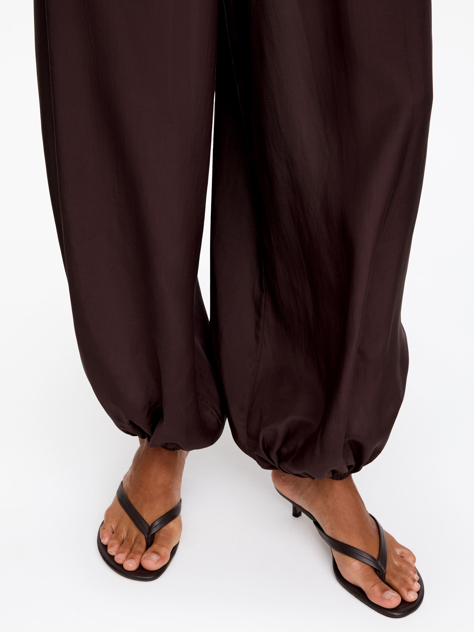 Lyocell Blend Jumpsuit - Brown - Loose fit - Women - StillMedia/Lookbook - 2