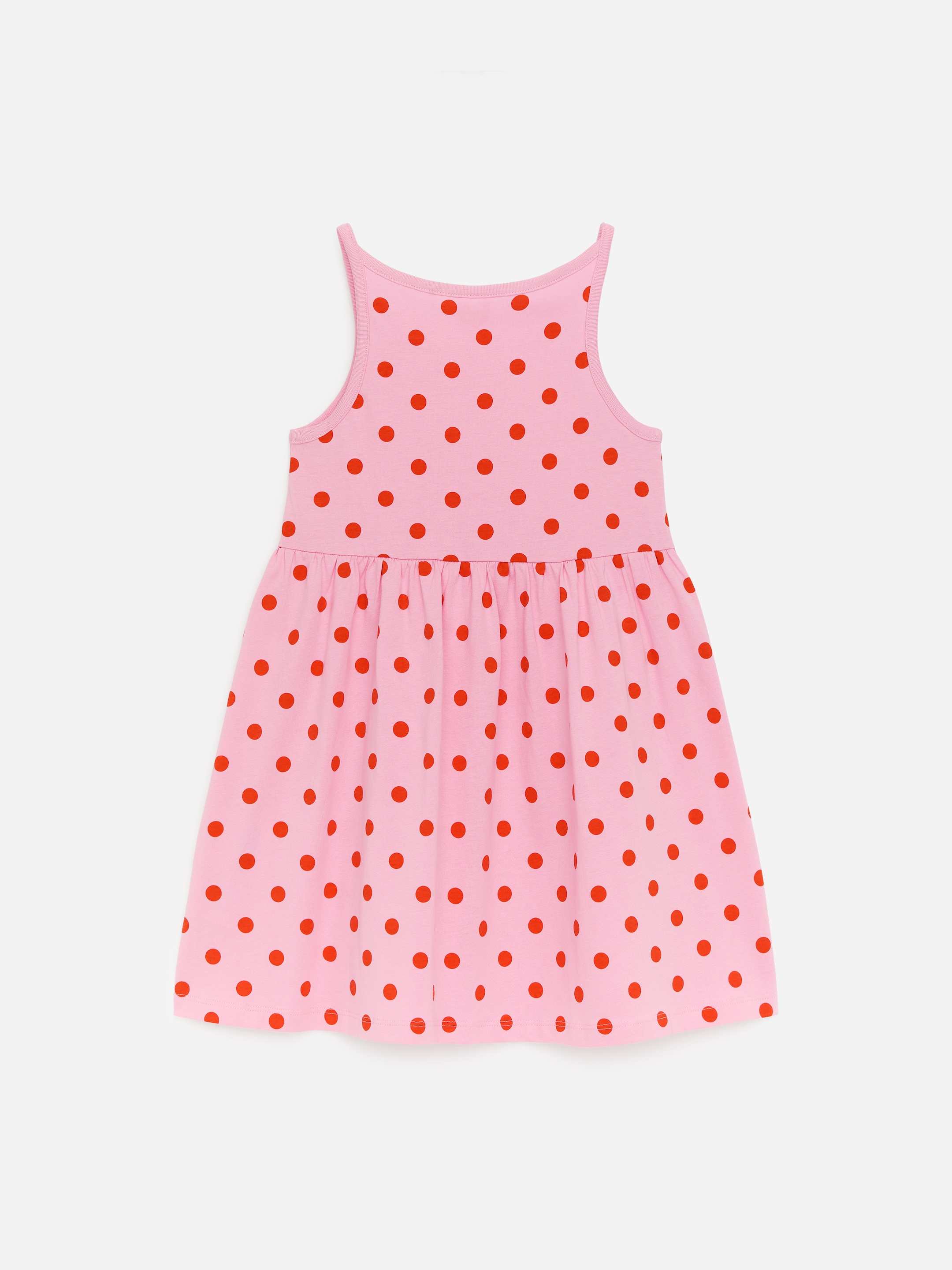 Robe à bretelles en jersey - Rose/Rouge - Relaxed fit - Enfant - StillMedia/DescriptiveStillLife - 3