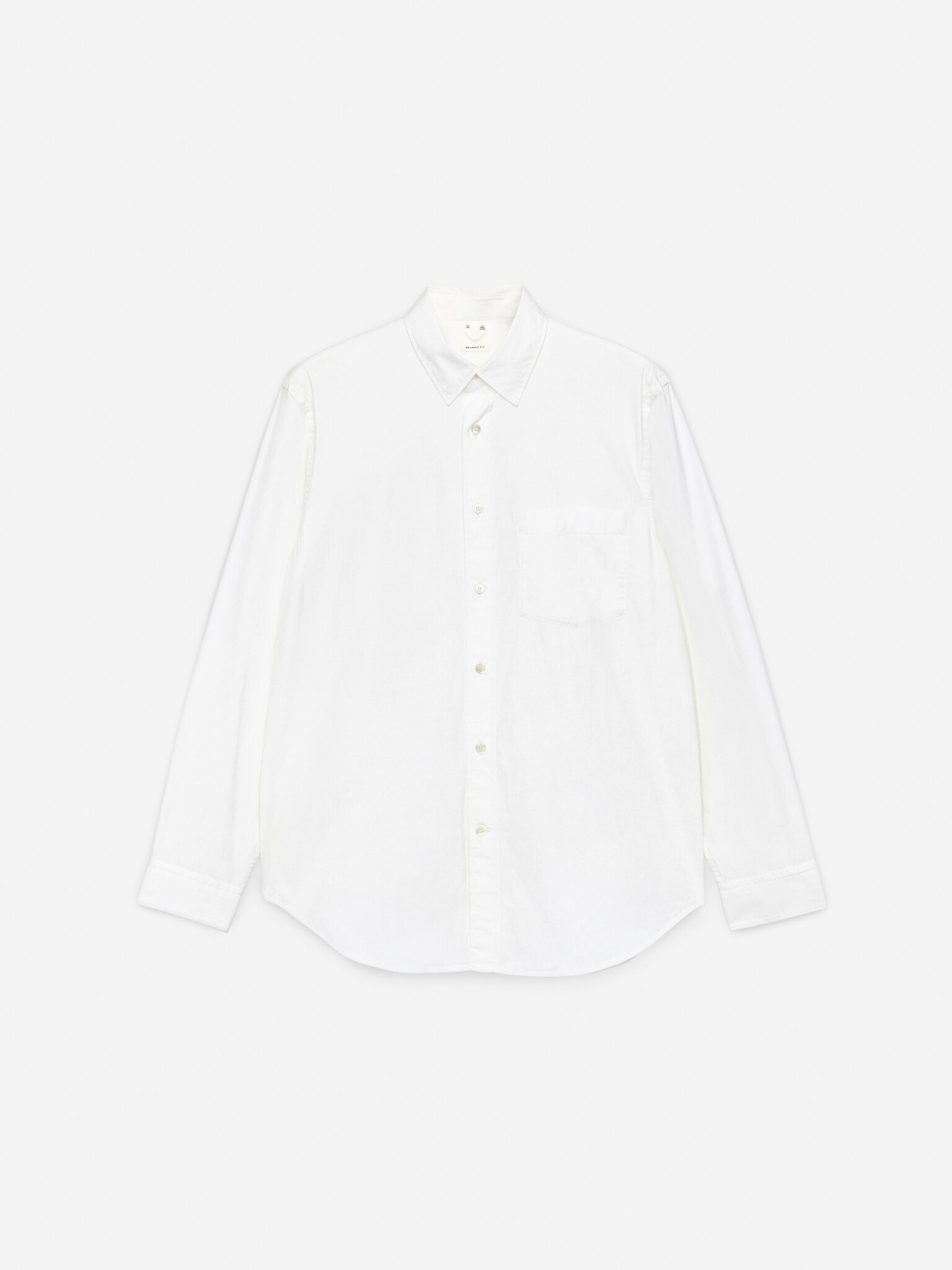 Relaxed Poplin Shirt - White/White/Blue/White/Pinstripe/Blue/White - 2