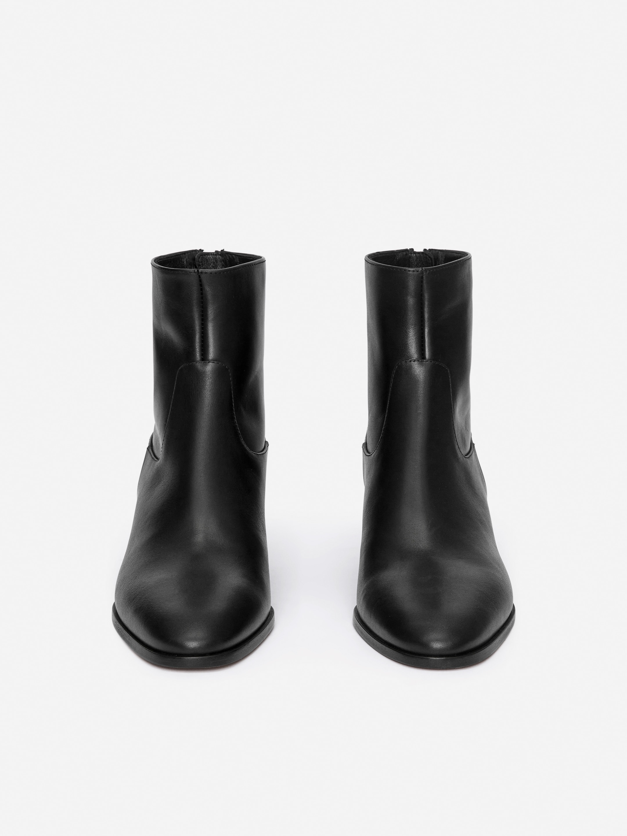 Vezi imaginea mai mare: Botine din piele - Negru - FEMEI | H&M RO 4