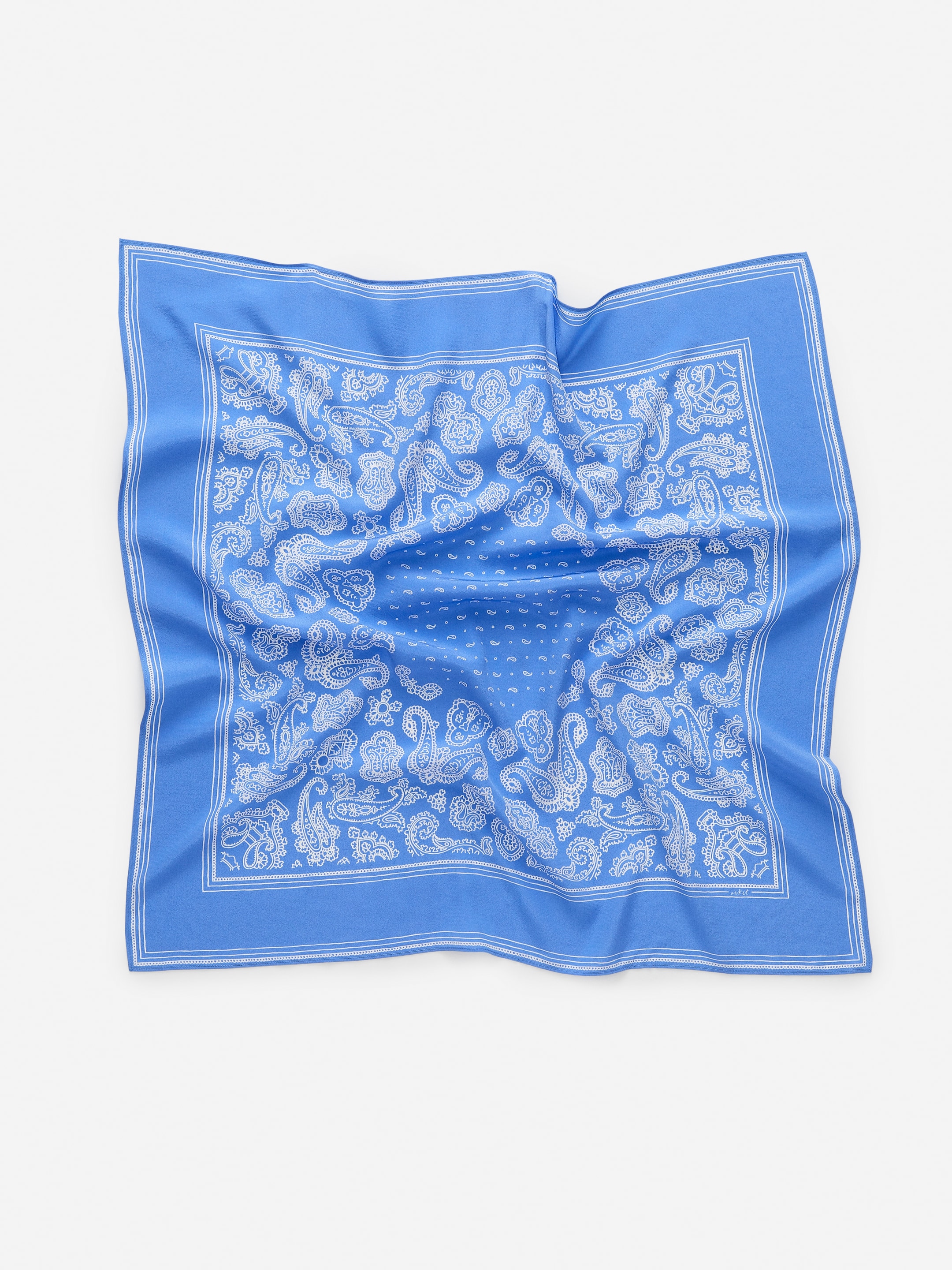 Bedrucktes Seidentuch - Weiß/Blau - Women - StillMedia/DescriptiveStillLife - 2