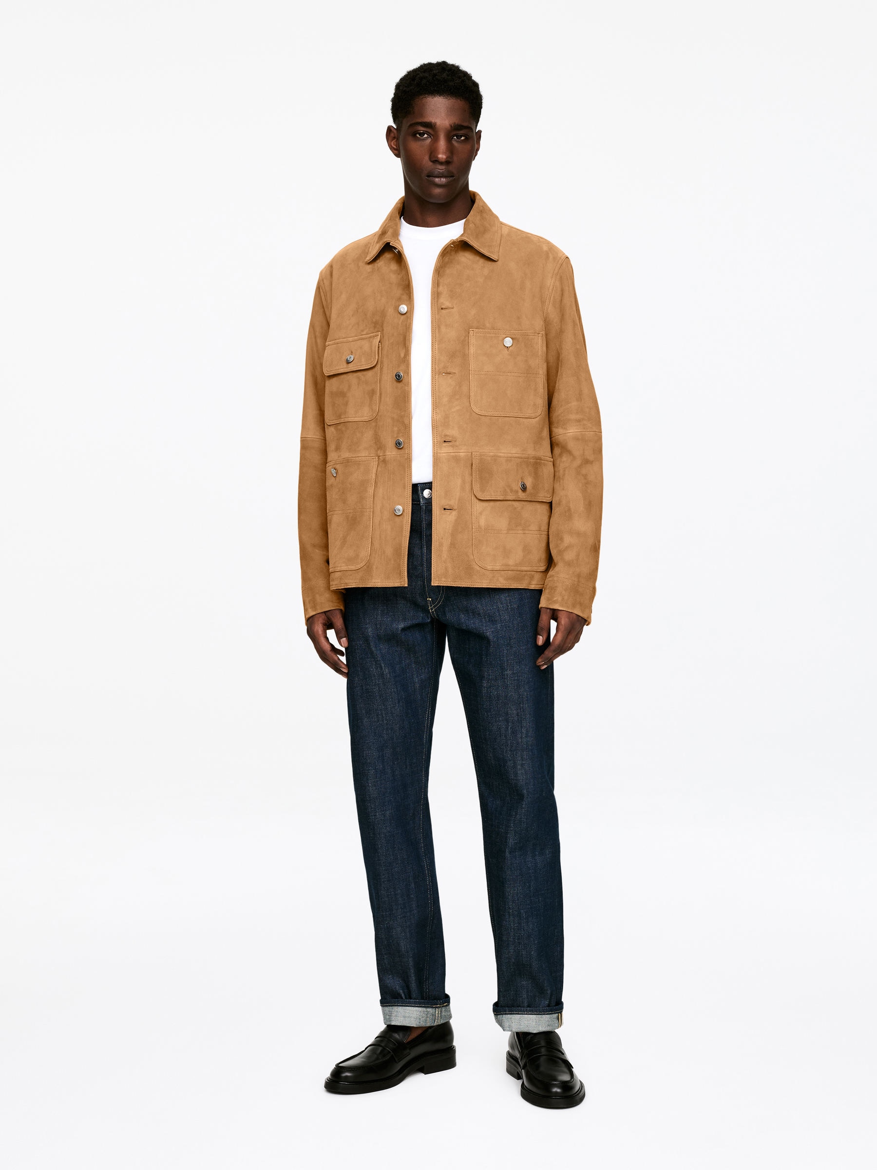 Suede Jacket-#94896A-17835