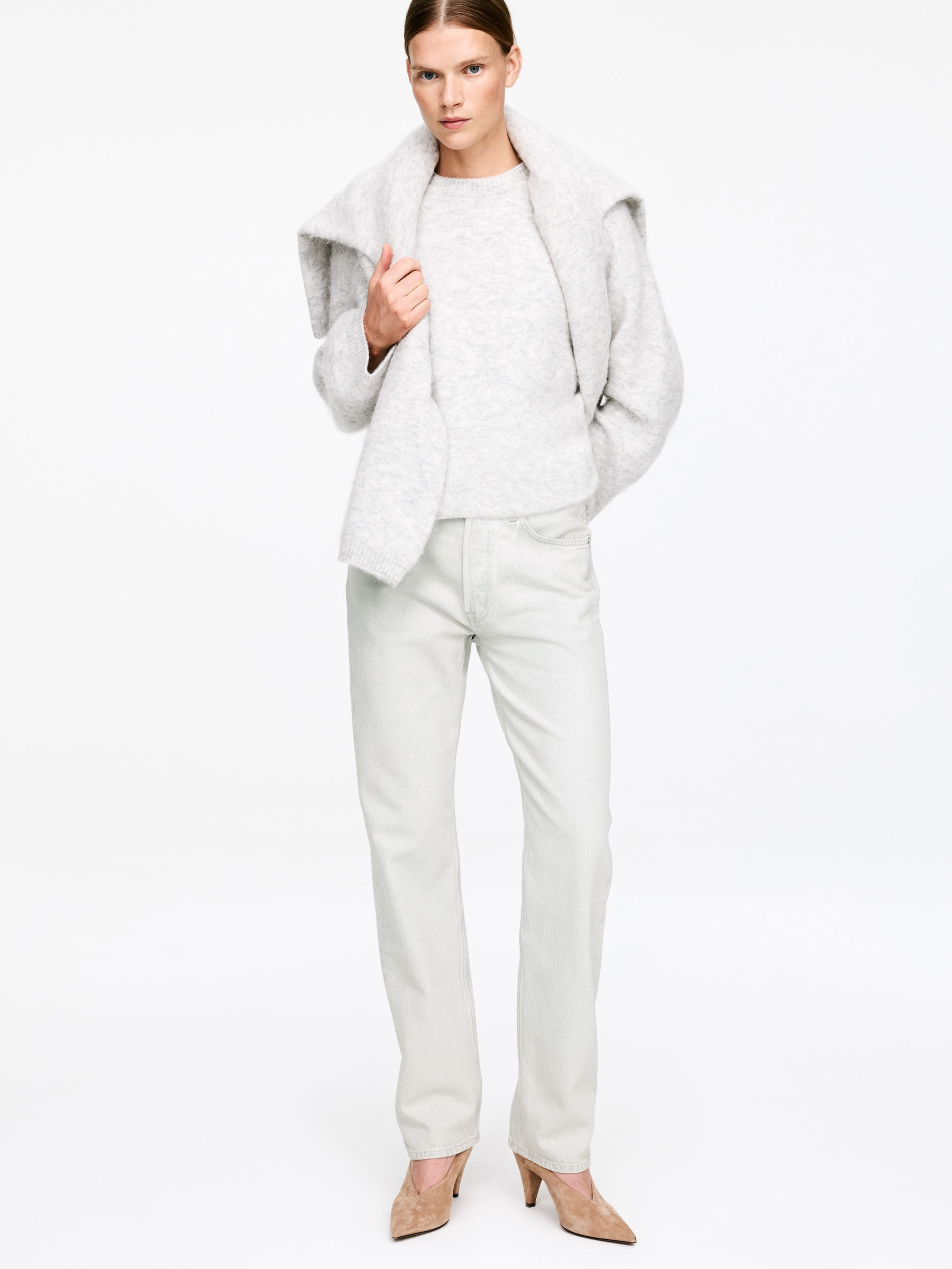 SNOW Straight Jeans - Off White - Slim fit - Women - StillMedia/Lookbook - 5