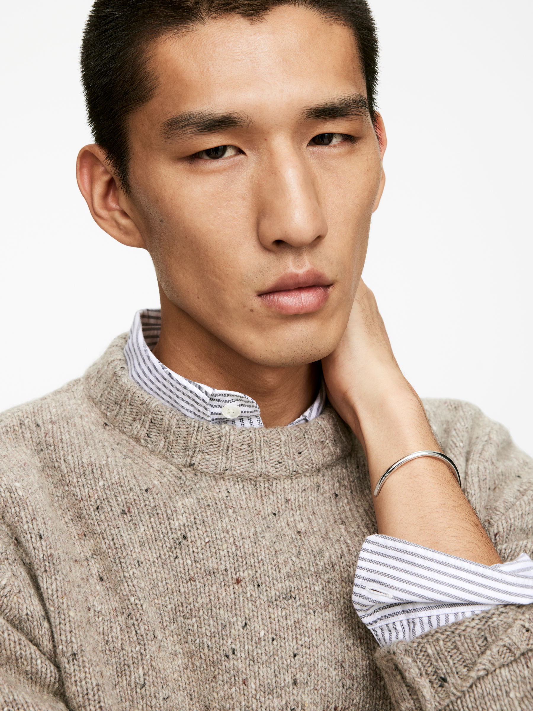 Sterling Silver Cuff Bracelet - Silver - Men - StillMedia/Lookbook - 9