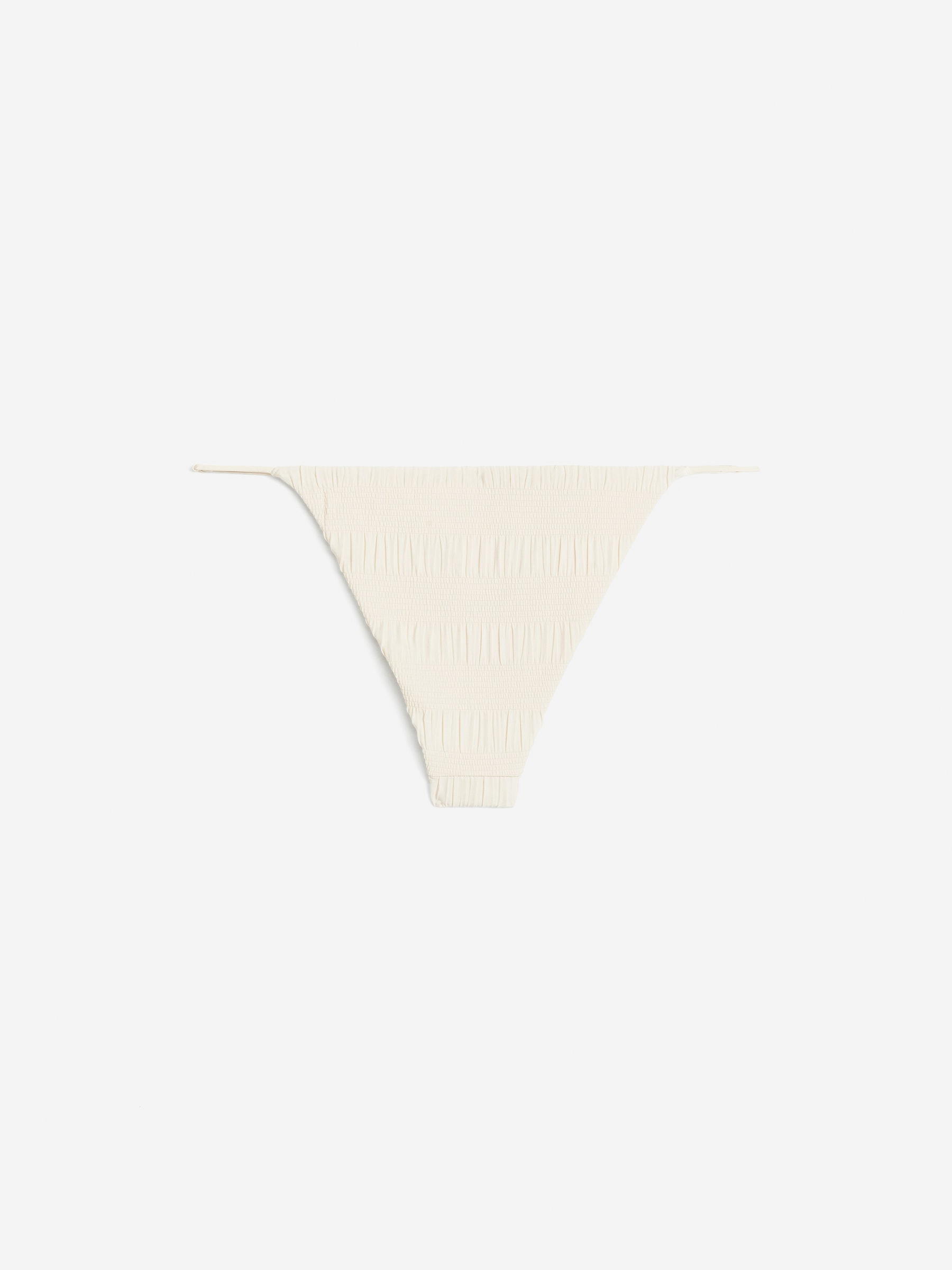 Smocked Bikini Bottom - White - Women - StillMedia/DescriptiveStillLife - 2